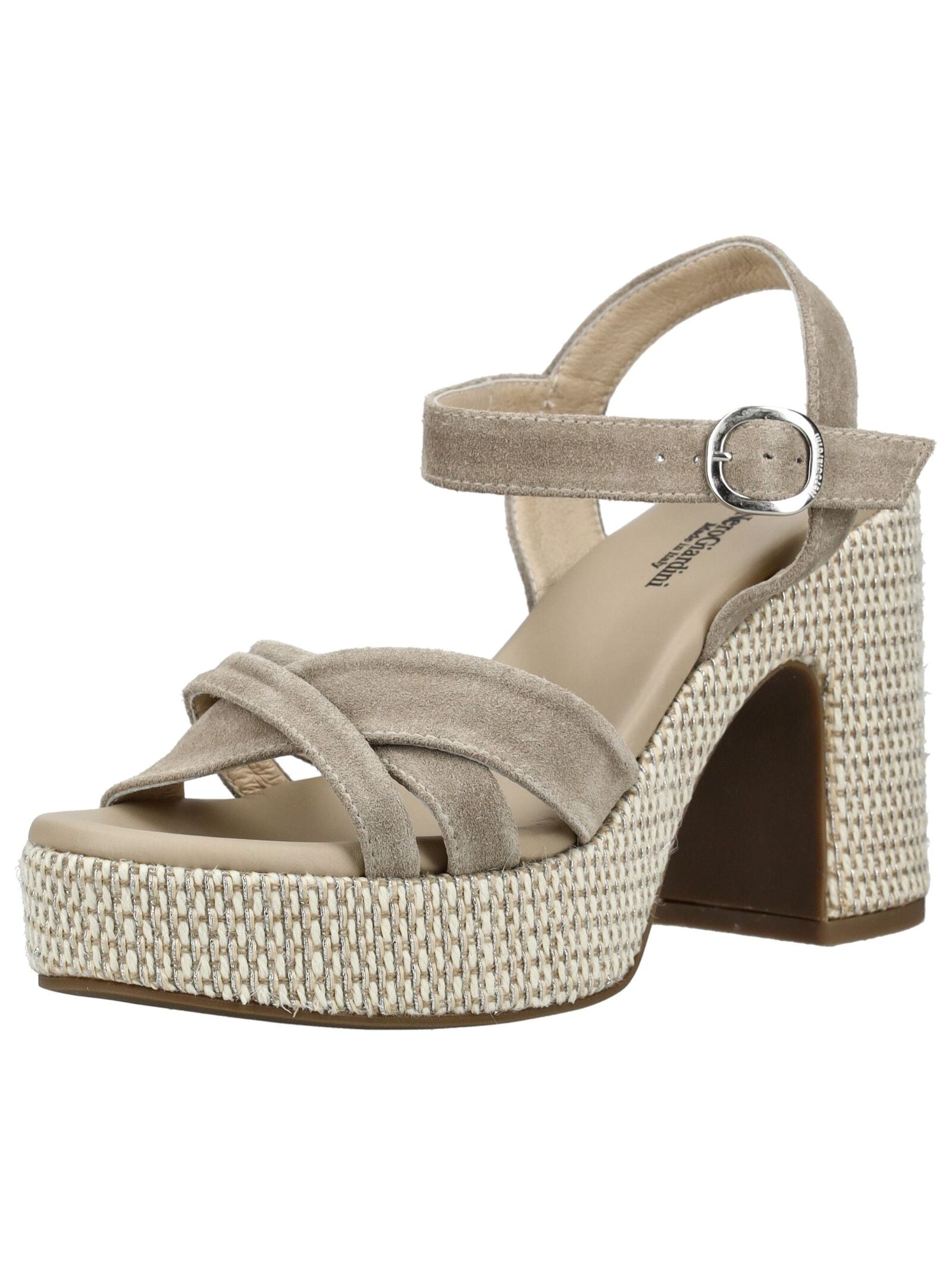 Nero Giardini High-Heel-Sandalette "Nero Giardini Sandalen Veloursleder" günstig online kaufen