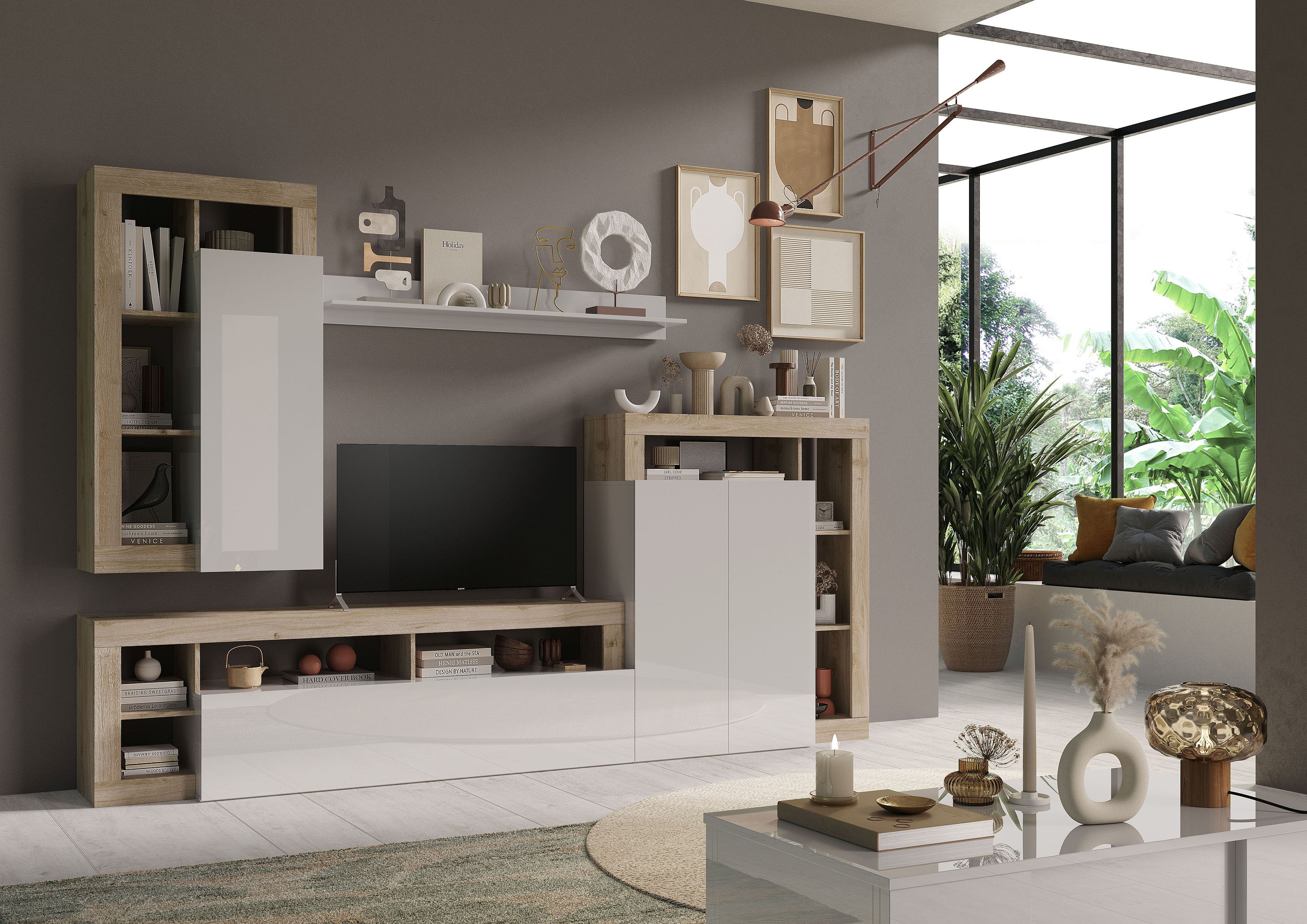 INOSIGN Wohnwand "Hamburg" 4 Stk. tlg. günstig online kaufen