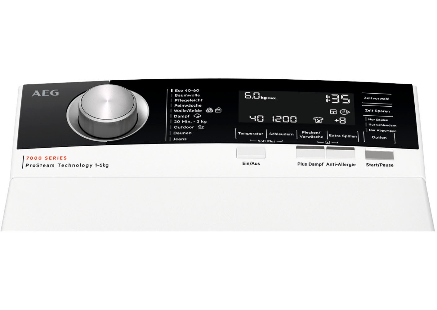 AEG Waschmaschine Toplader "LTR7A56STL 913143843" 6 kg 1500 U/min Dampf-Fun günstig online kaufen