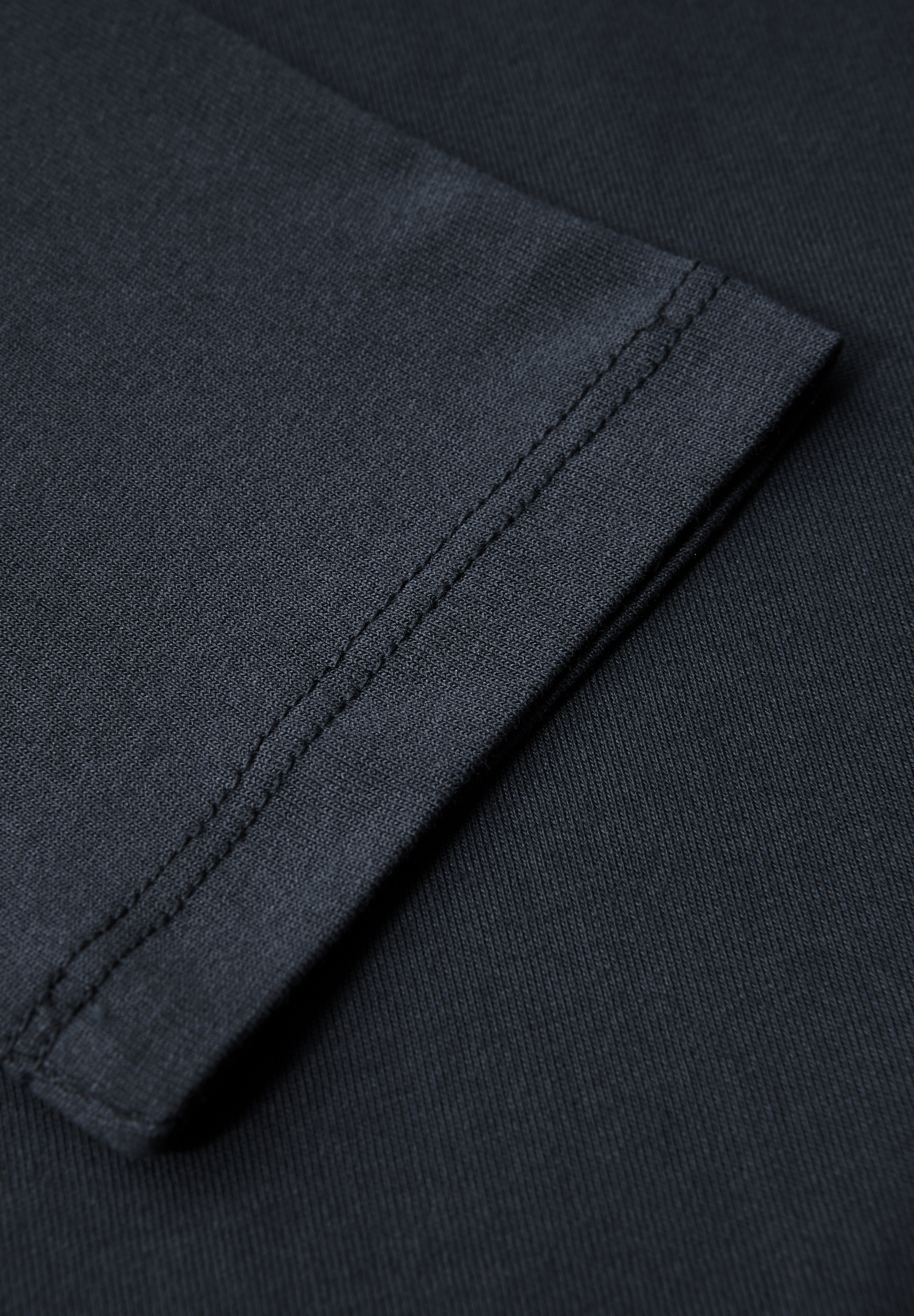 STREET ONE Langarmshirt, aus Baumwolle mit Stretchante