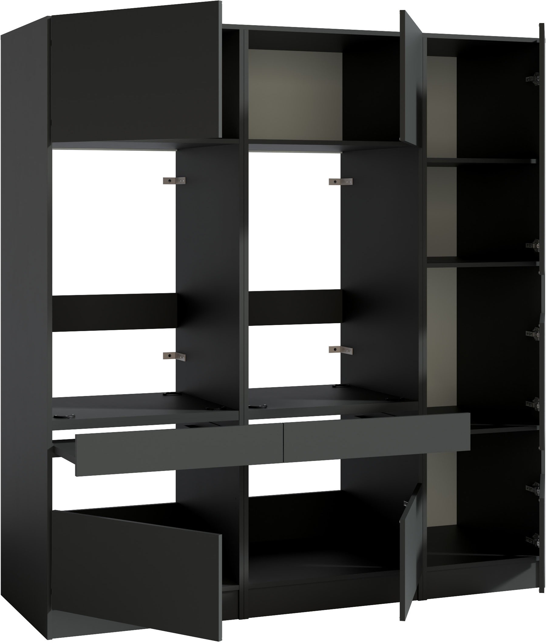 BASIC by Balculina Mehrzweckschrank-Set »Washhome B/T/H 186x68x200 cm« 3 Stk. tlg.