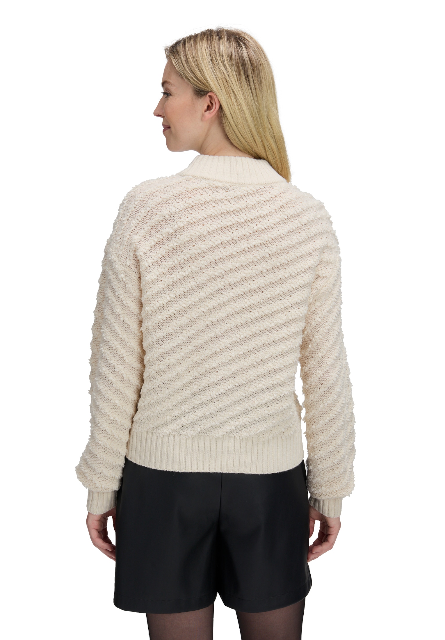 Betty&Co Strickpullover »Damen Strickpullover mit Struktur« 1 Stk. tlg.