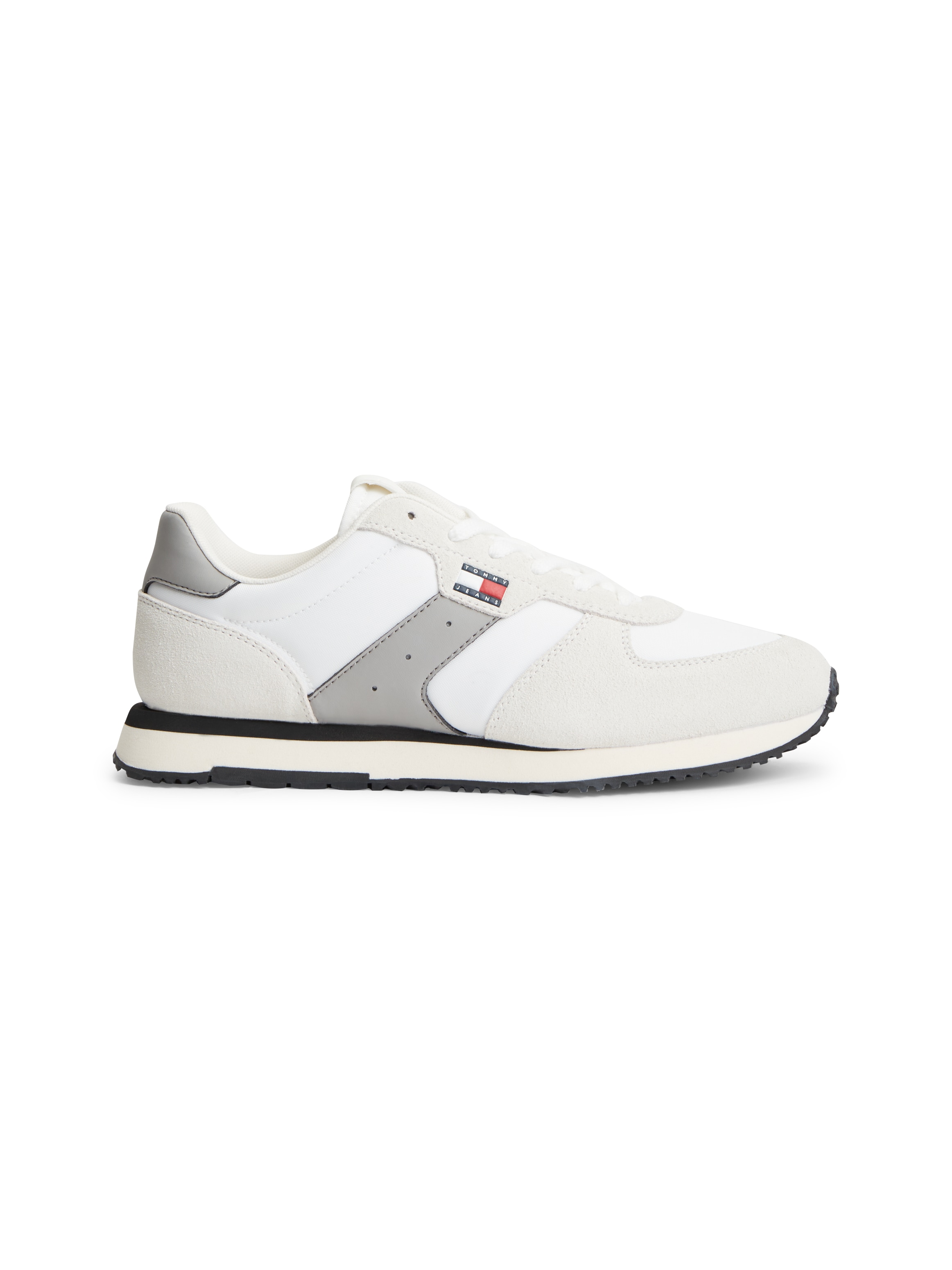 Tommy Jeans Sneaker »TJM EVA RUNNER MIX MATERIAL«  Freizeitschuh, Schnürschuh mit Logoflaggen-Prägung an der Schuhzunge