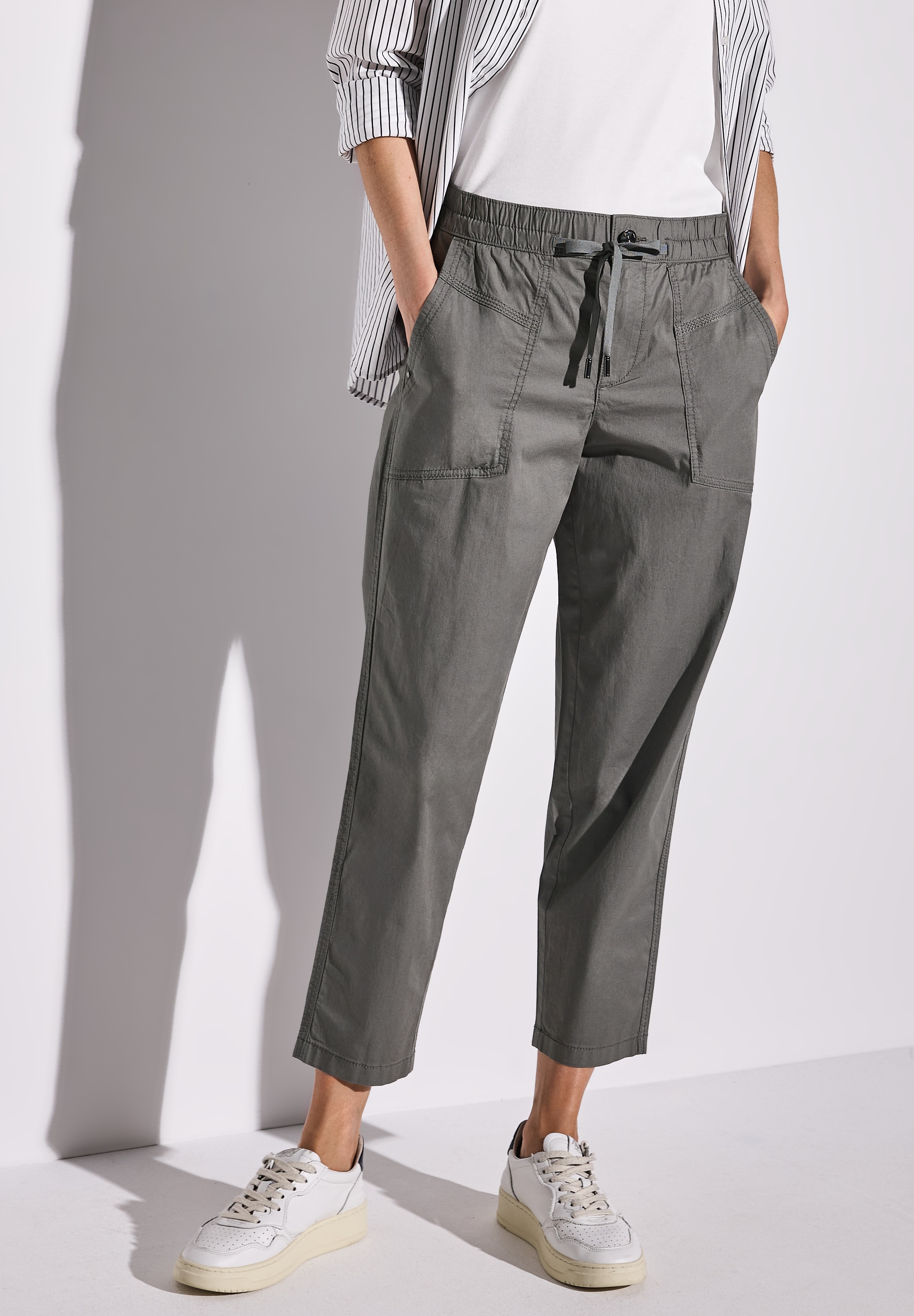 STREET ONE Stoffhose "Style Bonny", Sommerhose im Cargo Look günstig online kaufen