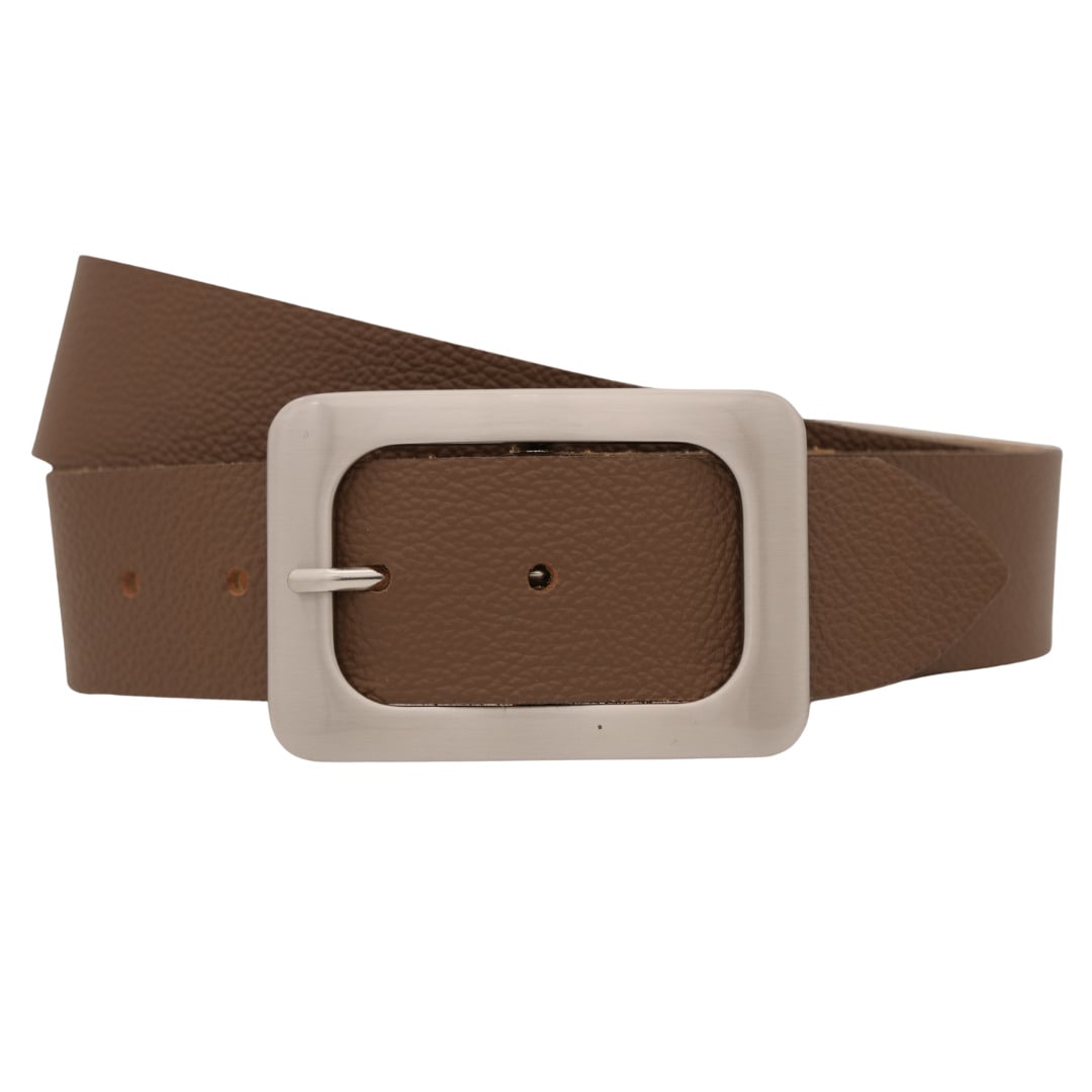Ledergürtel ANNAMATONI "AnnaMatoni Ledergürtel Zoi Ledergürtel Zoi", Damen, Gr. TW85 - 100cm Gesamtlänge, braun (braun 690), 100% Leder, Gürtel Ledergürtel