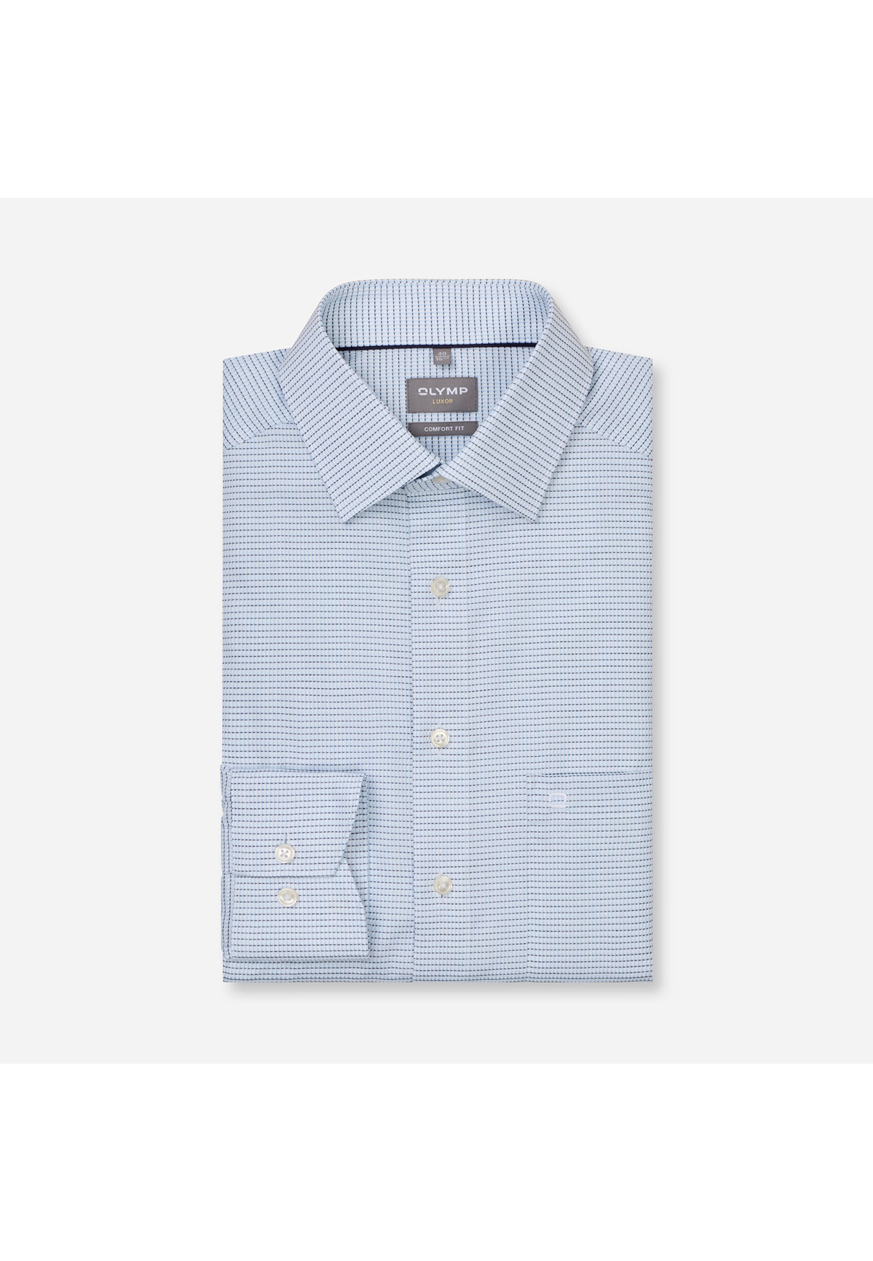 OLYMP Luxor Business Shirt Blue 42 3