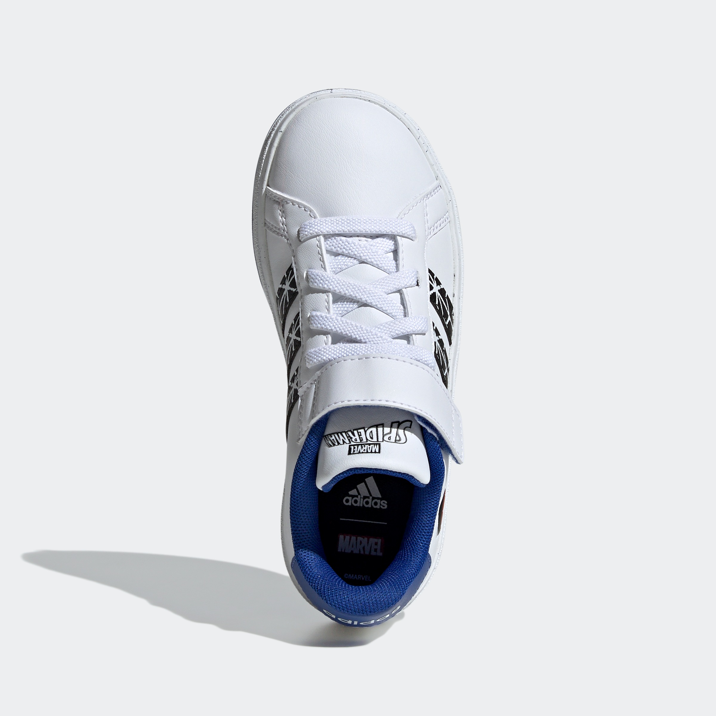 adidas Sportswear Sneaker »ADIDAS MARVEL SPIDER-MAN KIDS GRAND COURT SCHUH«, Design auf den Spuren des adidas Superstar