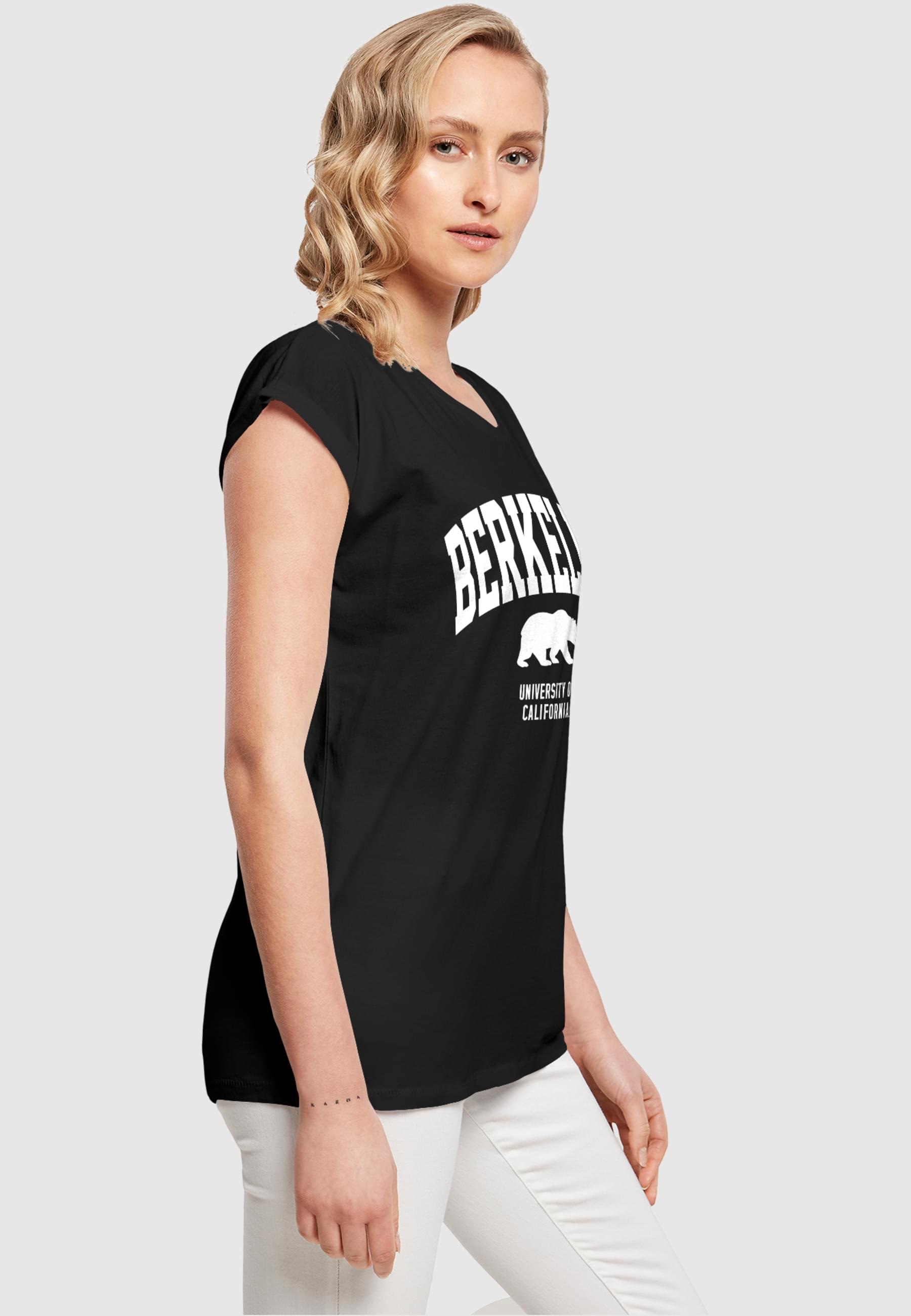 Merchcode T-Shirt »Merchcode Damen Ladies Berkeley University - Bear T-Shirt«, (1 tlg.)