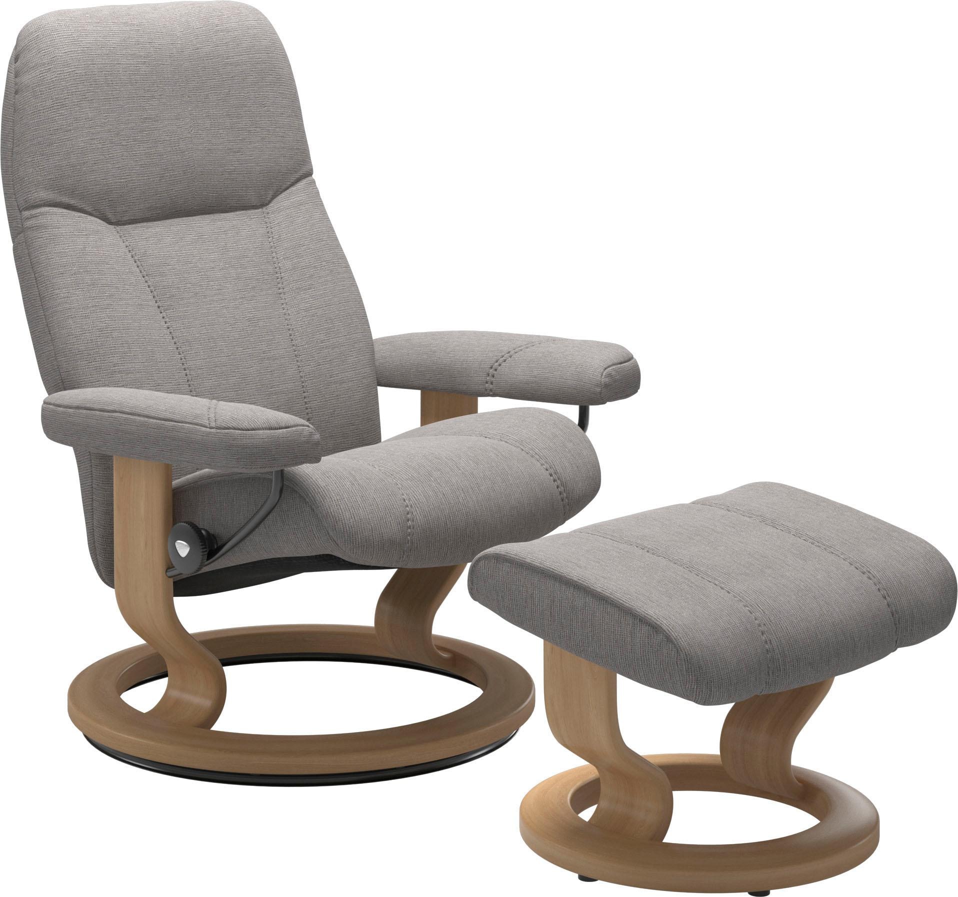 Stressless Relaxsessel "Consul", (Set, Relaxsessel mit Hocker), mit Hocker, günstig online kaufen