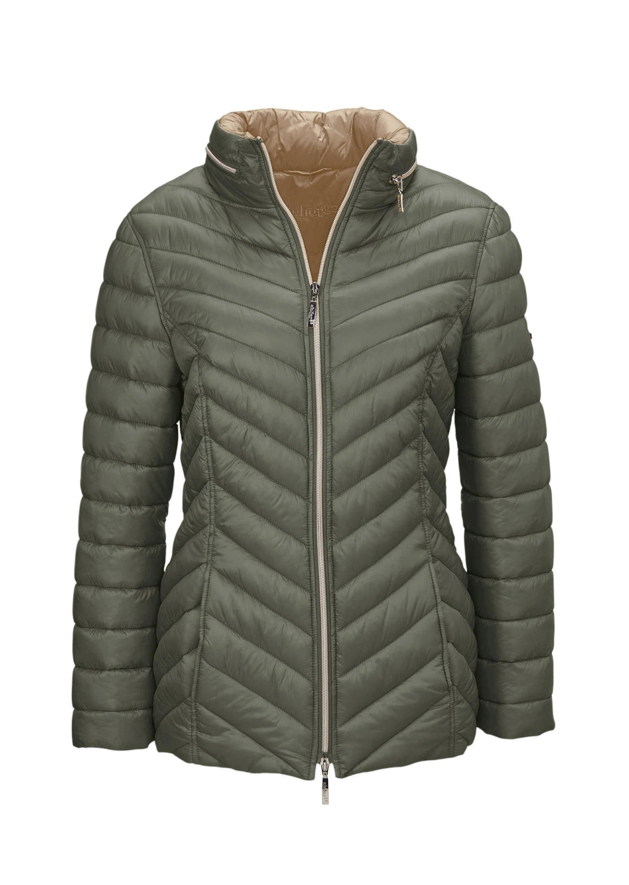 GOLDNER Steppjacke "Kurzgröße Leichte Steppjacke in knitterarmer Ware" Leichte Wattierung mit Diagonalstepp