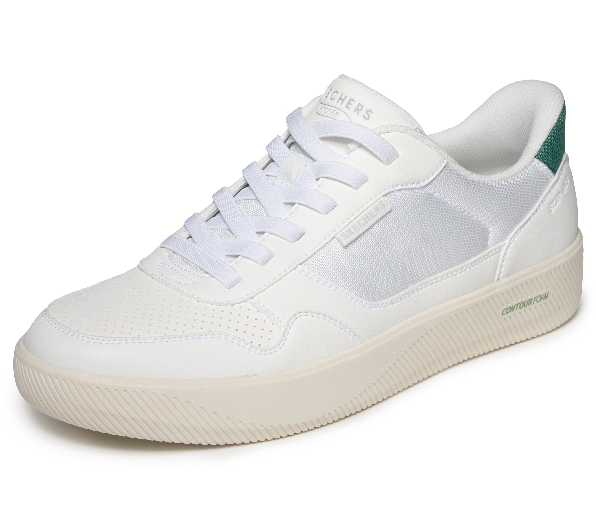 Skechers Slip-On Sneaker »ARCH FIT COURT BREAK«  Schnürschuh, Freizeitschuh mit Handsfree Slip-Ins Technologie