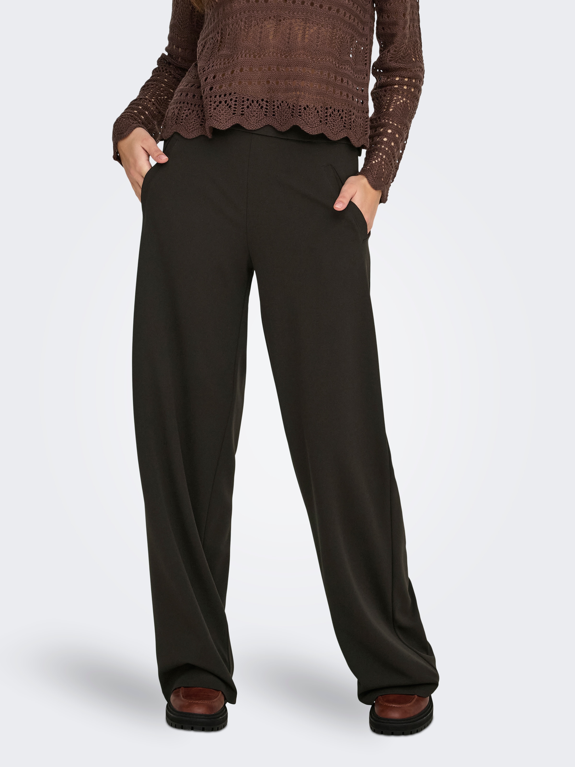 JDY Schlupfhose "JDYLOUISVILLE CATIA WIDE PANT JRS NOOS" Materialmix