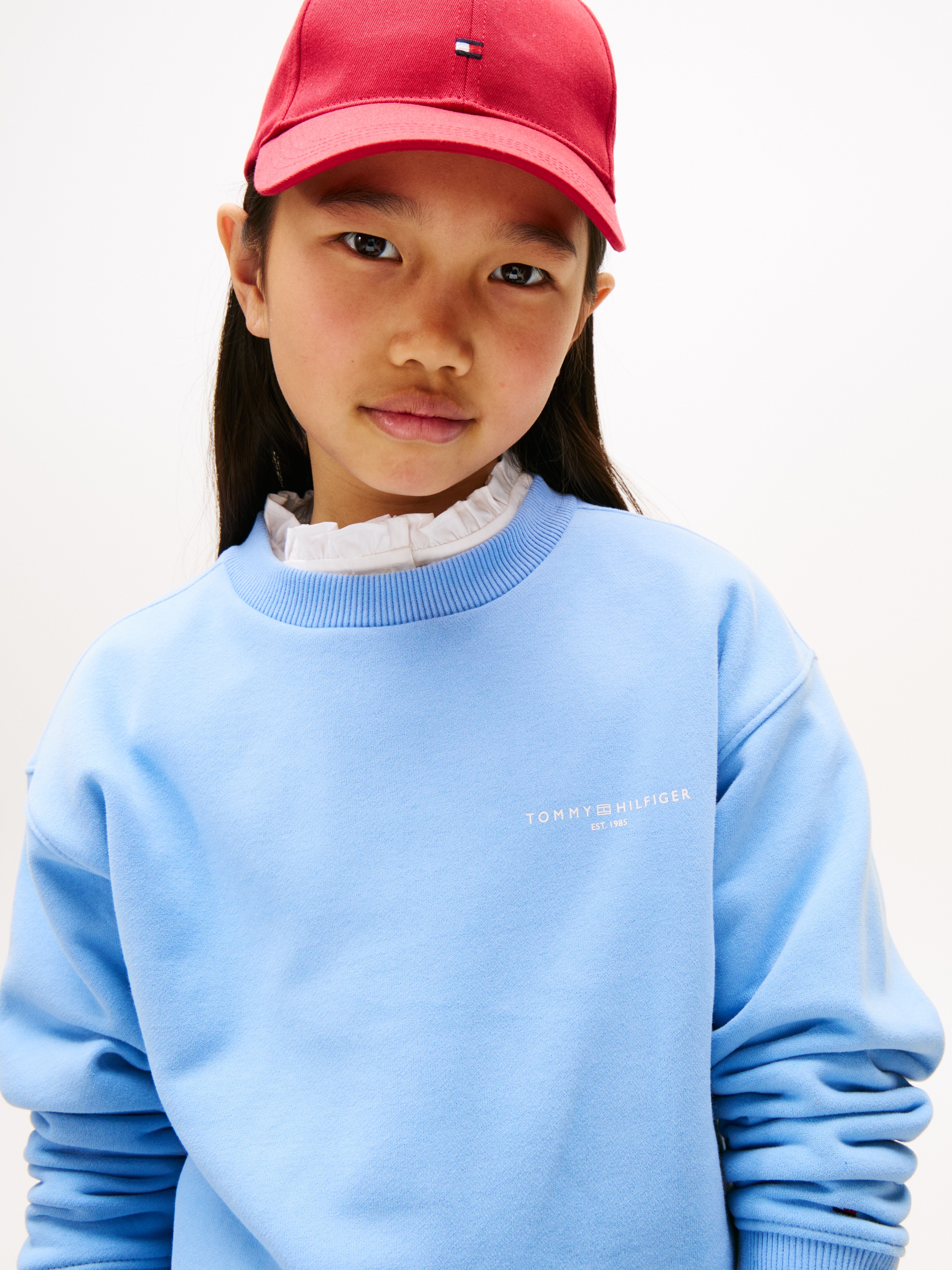 Thumbnail - Tommy Hilfiger Sweatshirt "MINI CORP C-NECK SWEATSHIRT", für Kinder bis 16 Jahre, mit Logo-Stickerei