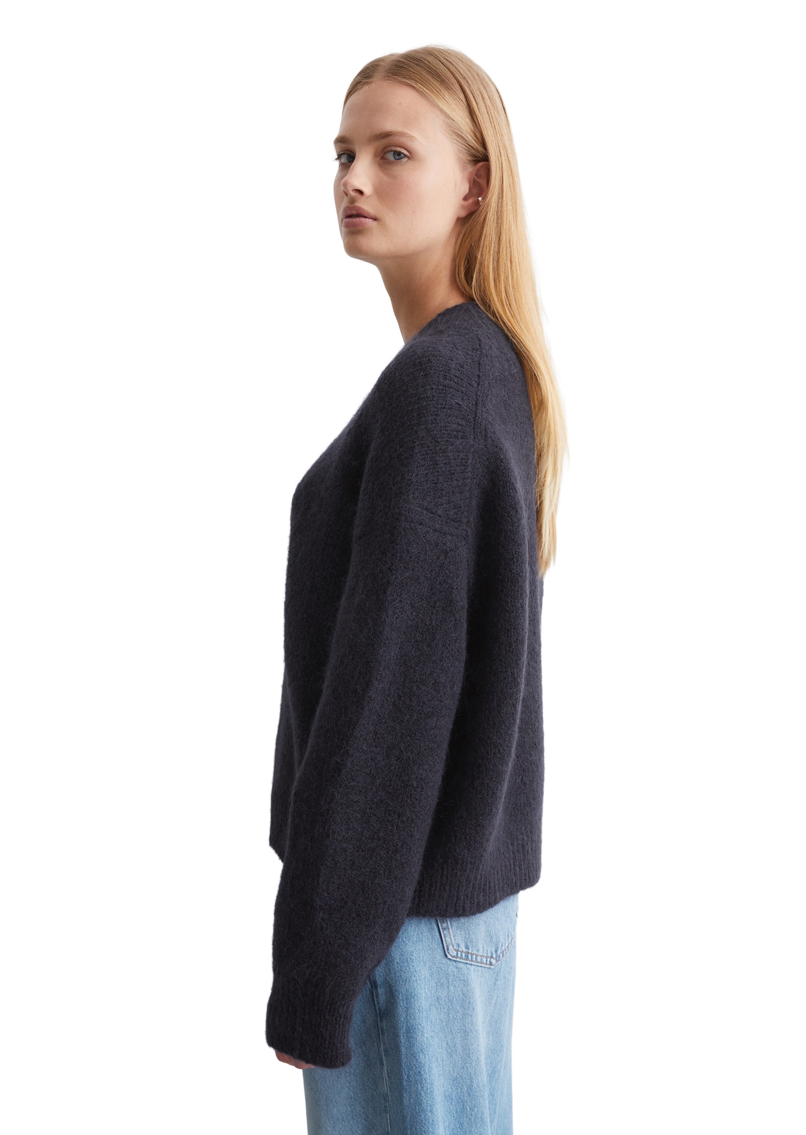 Marc O'Polo DENIM Strickpullover »aus kuscheligem Schurwolle-Mohair-Mix«