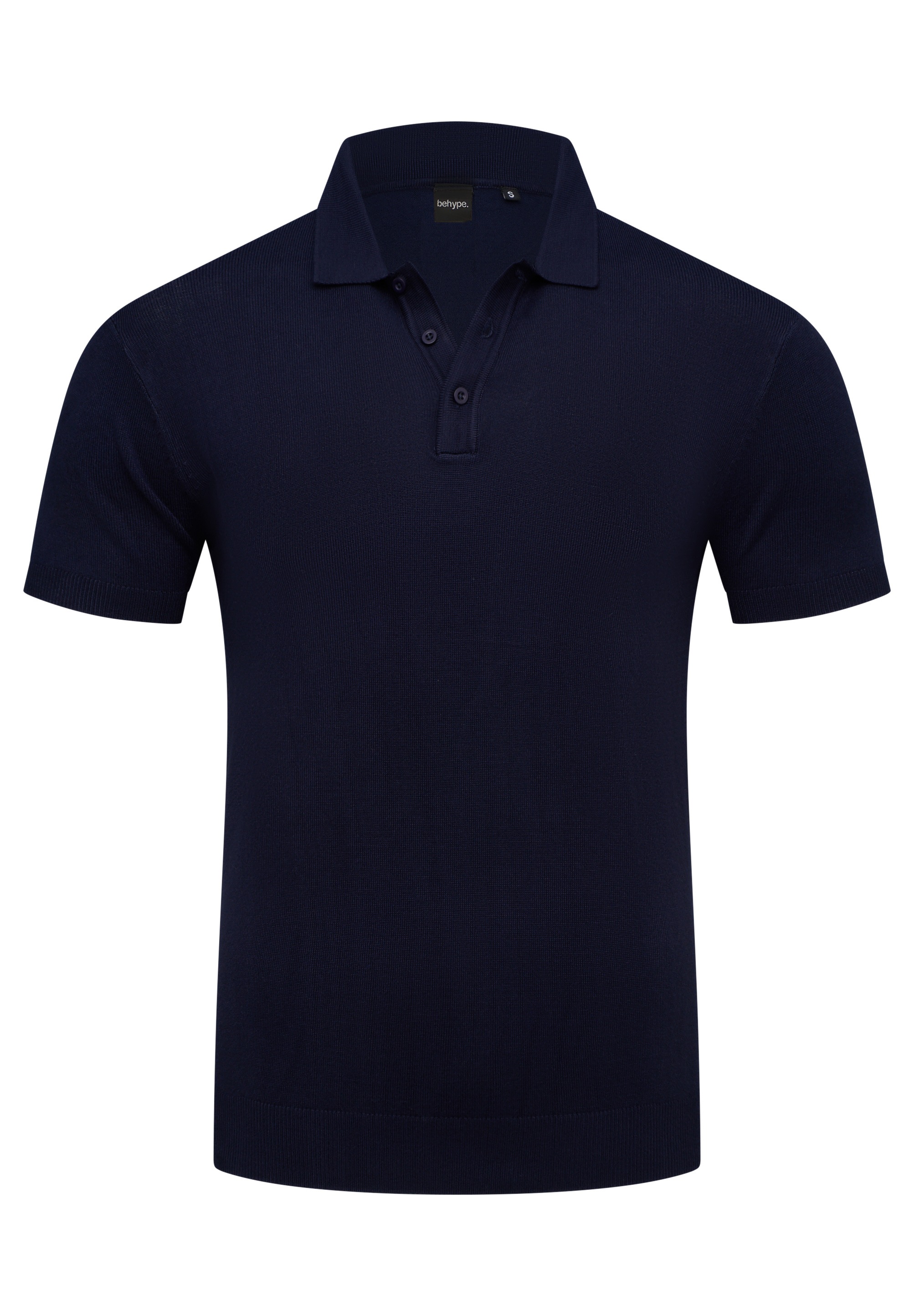 behype Poloshirt »KP-100 Knit Polo«, im klassischen Design