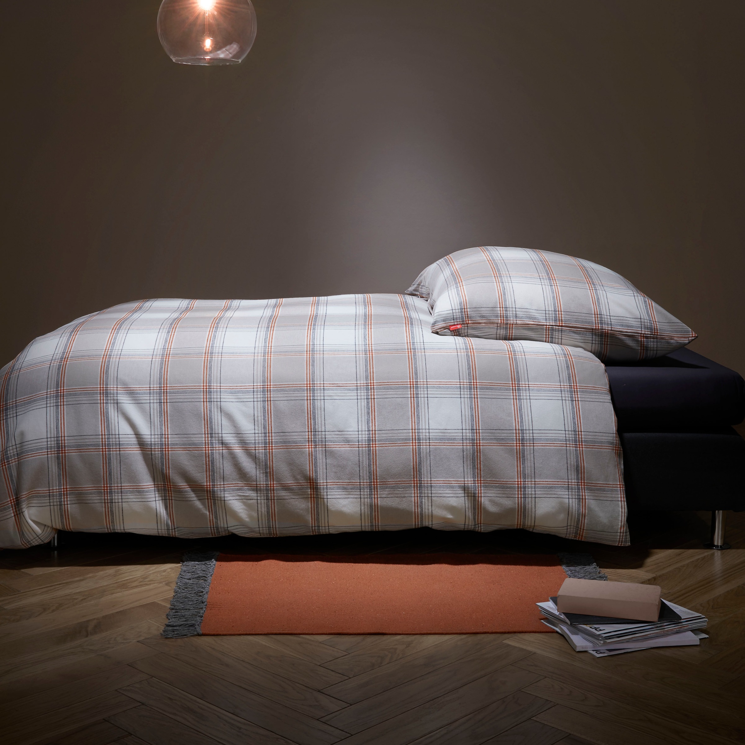 fleuresse Bettwäsche »Lech 4387«, Edelflanell, Baumwolle, in Gr. 135x200, 155x220, 200x200cm