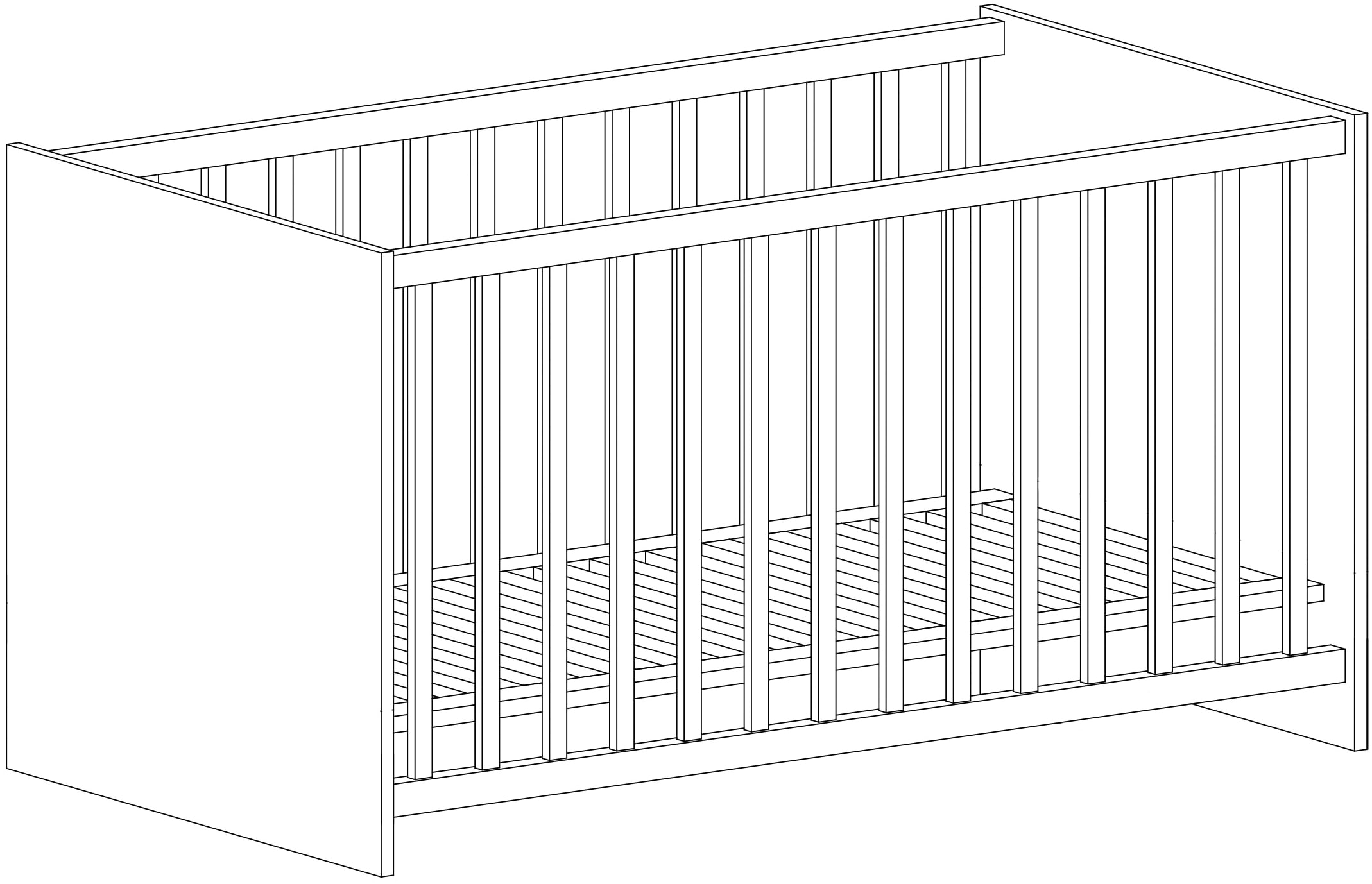 arthur berndt Babymöbel-Set »Bente«, (Spar-Set, 2 St., Kinderbett, Wickelkommode), mit Kinderbett und Wickelkommode; Made in Germany