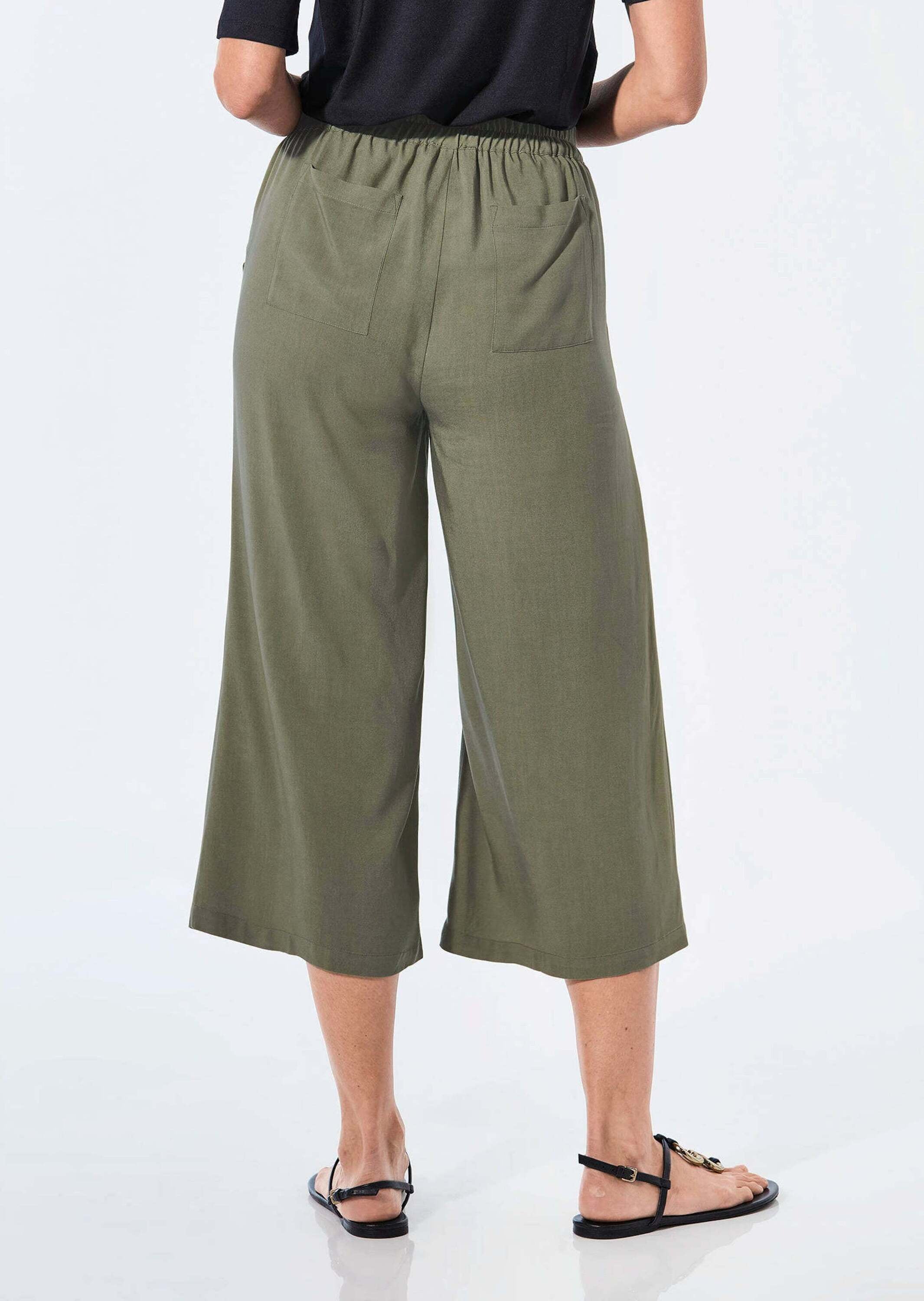 GOLDNER Schlupfhose »Hose Hose mit Schlupfbund und Zierelement«