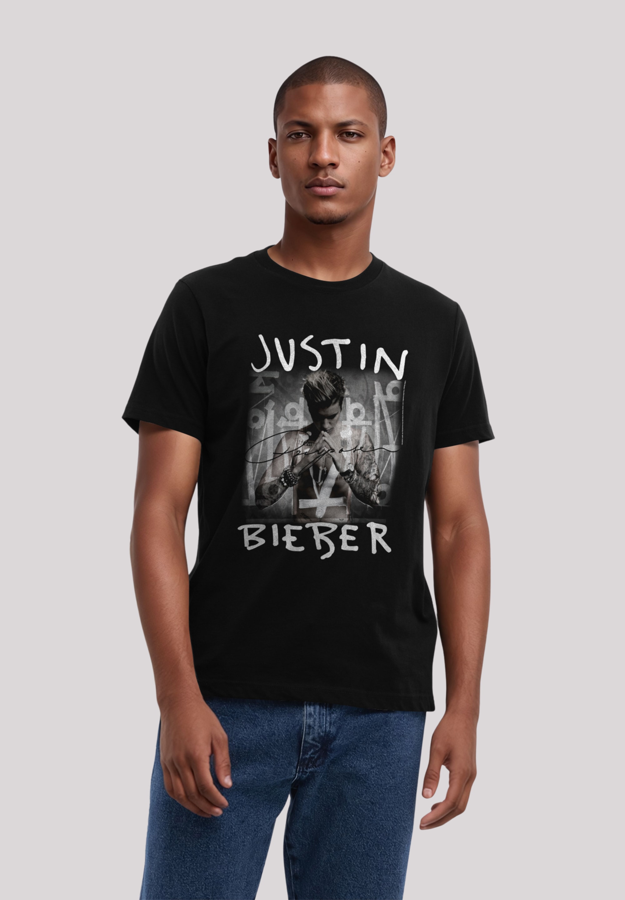 F4NT4STIC T-Shirt "Justin Bieber Purpose Album Cover", Premium Qualität günstig online kaufen