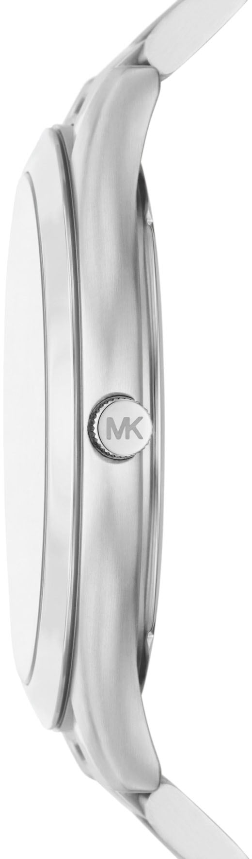 MICHAEL KORS Quarzuhr »Slim Runway, MK1060SET«, (Set, 2 tlg., mit Mäppchen), Armbanduhr, Herrenuhr, ideal auch als Geschenk, analog