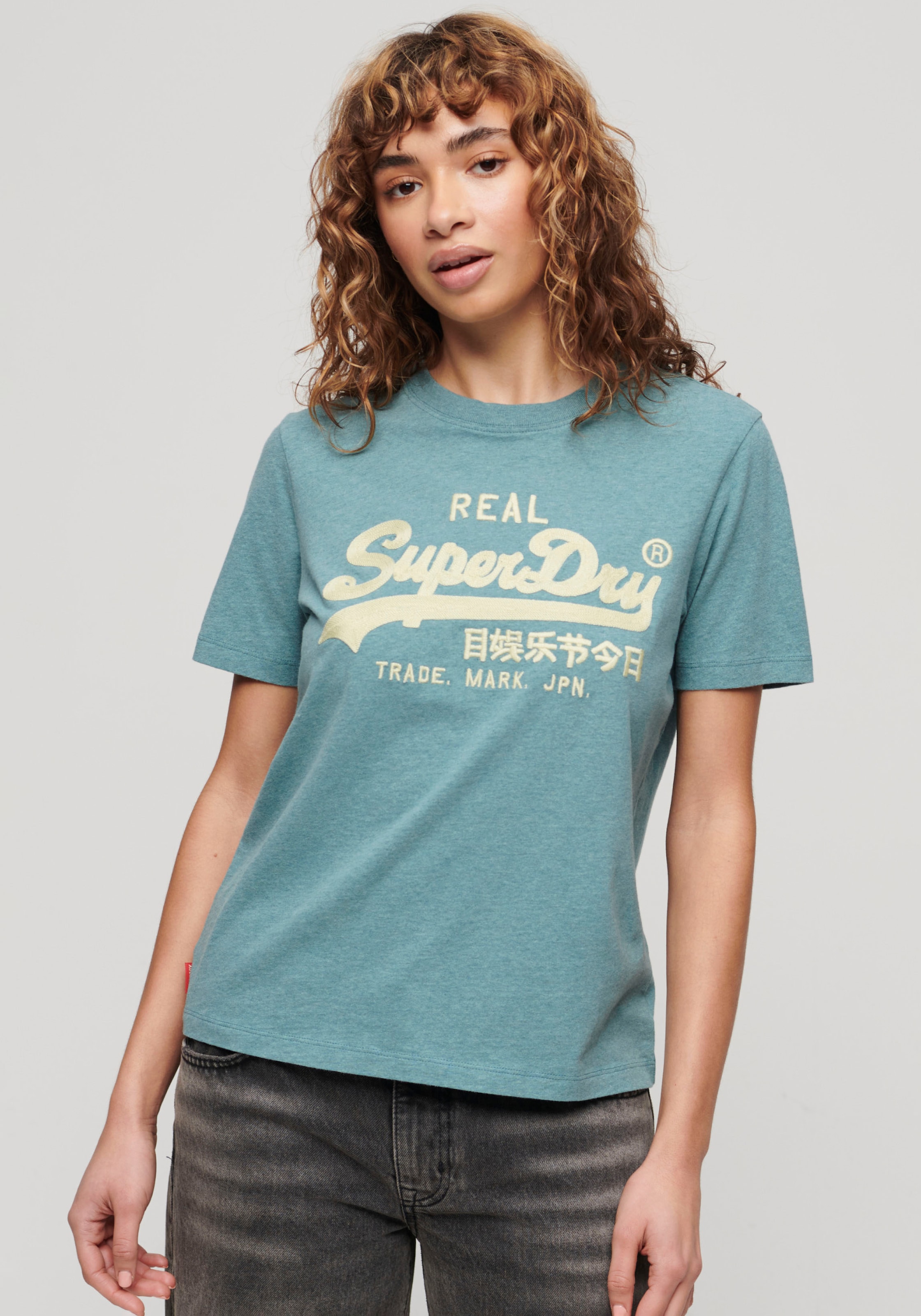 Superdry T-Shirt »EMBROIDERED VL RELAXED T SHIRT«