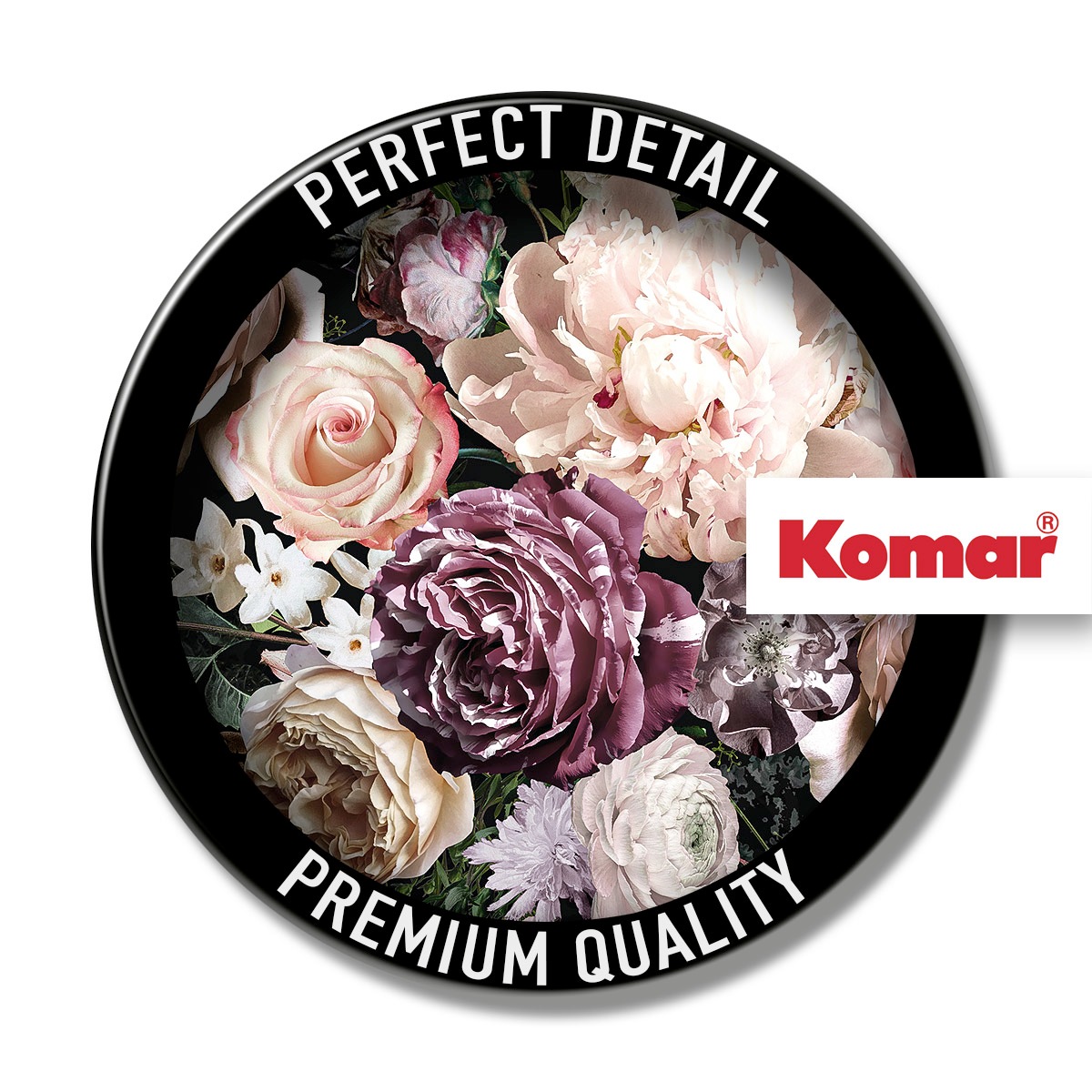 Komar Fototapete »Enchanted Flowers« Motiv | bedruckt glatt