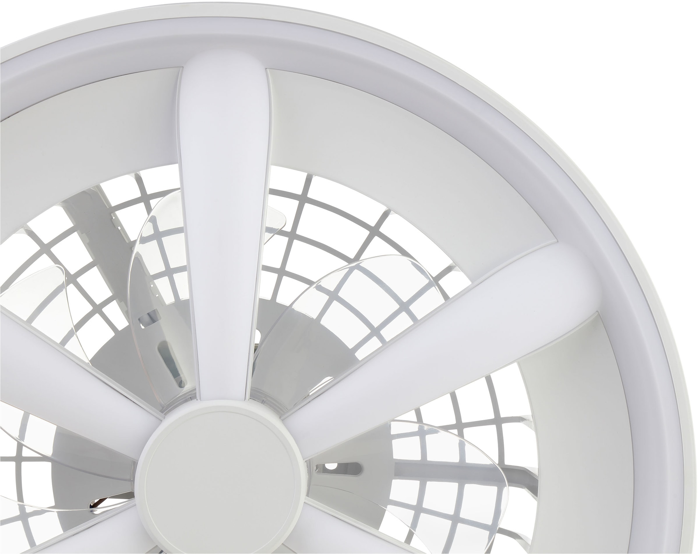 Brilliant LED Deckenleuchte »Gaiano«, 1 flammig, Ø 48cm mit Ventilator, 6400 lm, dimmbar, RGB, 2700-6500 K