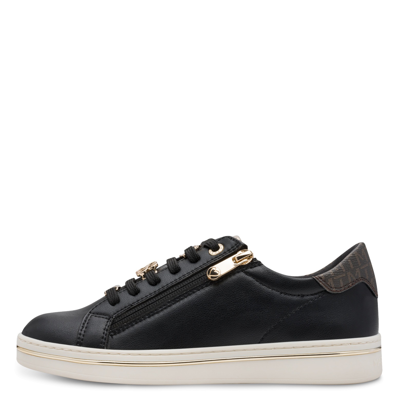 MARCO TOZZI Plateausneaker  , Freizeitschuh, Halbschuh, Schnürschuh mit Logoschriftzug