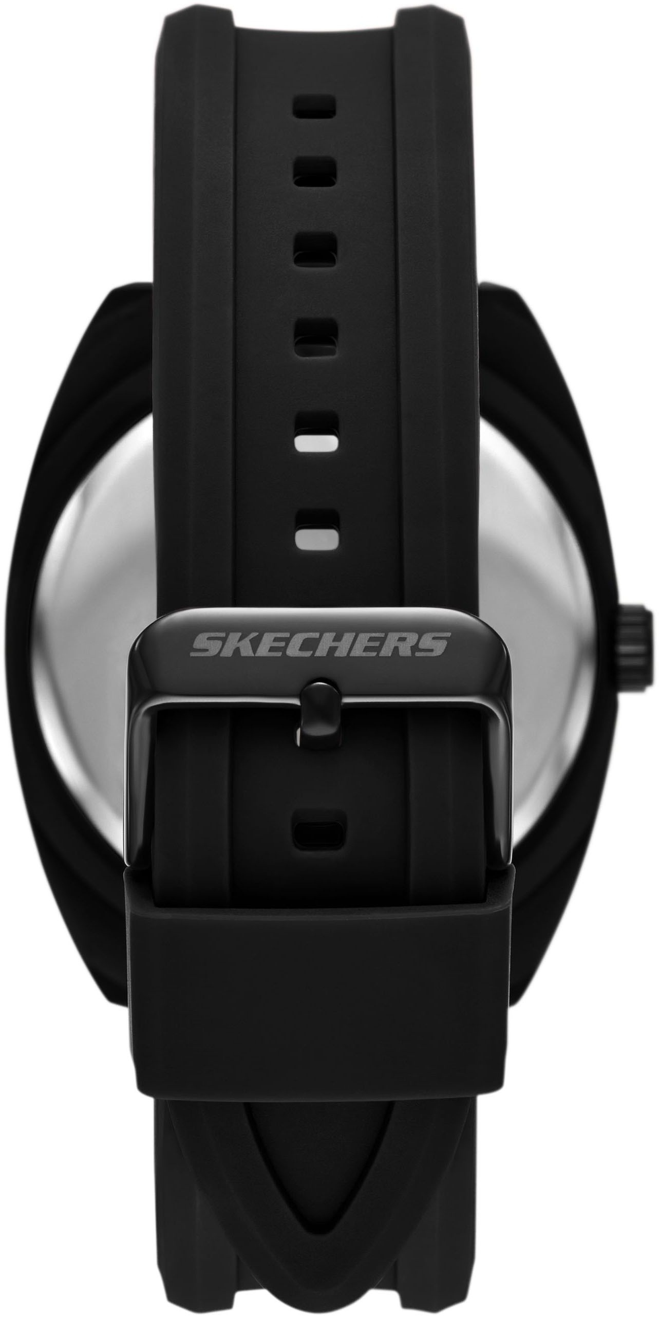 Skechers Quarzuhr »HANOVER« Armbanduhr, Herrenuhr, Silikonarmband, analog, Tag
