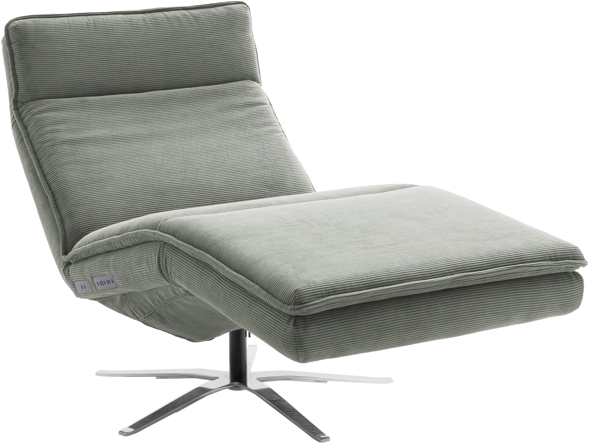 SCHÖNER WOHNEN-Kollektion Relaxsessel "Belize, Ergonomischer Liege-Luxus zum Entspannen" Herz-Waage-Position, motorische Verstellung & USB-Anschluss