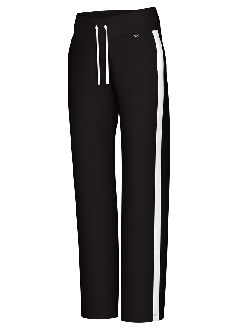 Trigema Jerseyhose »TRIGEMA Jogginghose mit kontrastfarbigen Elementen«