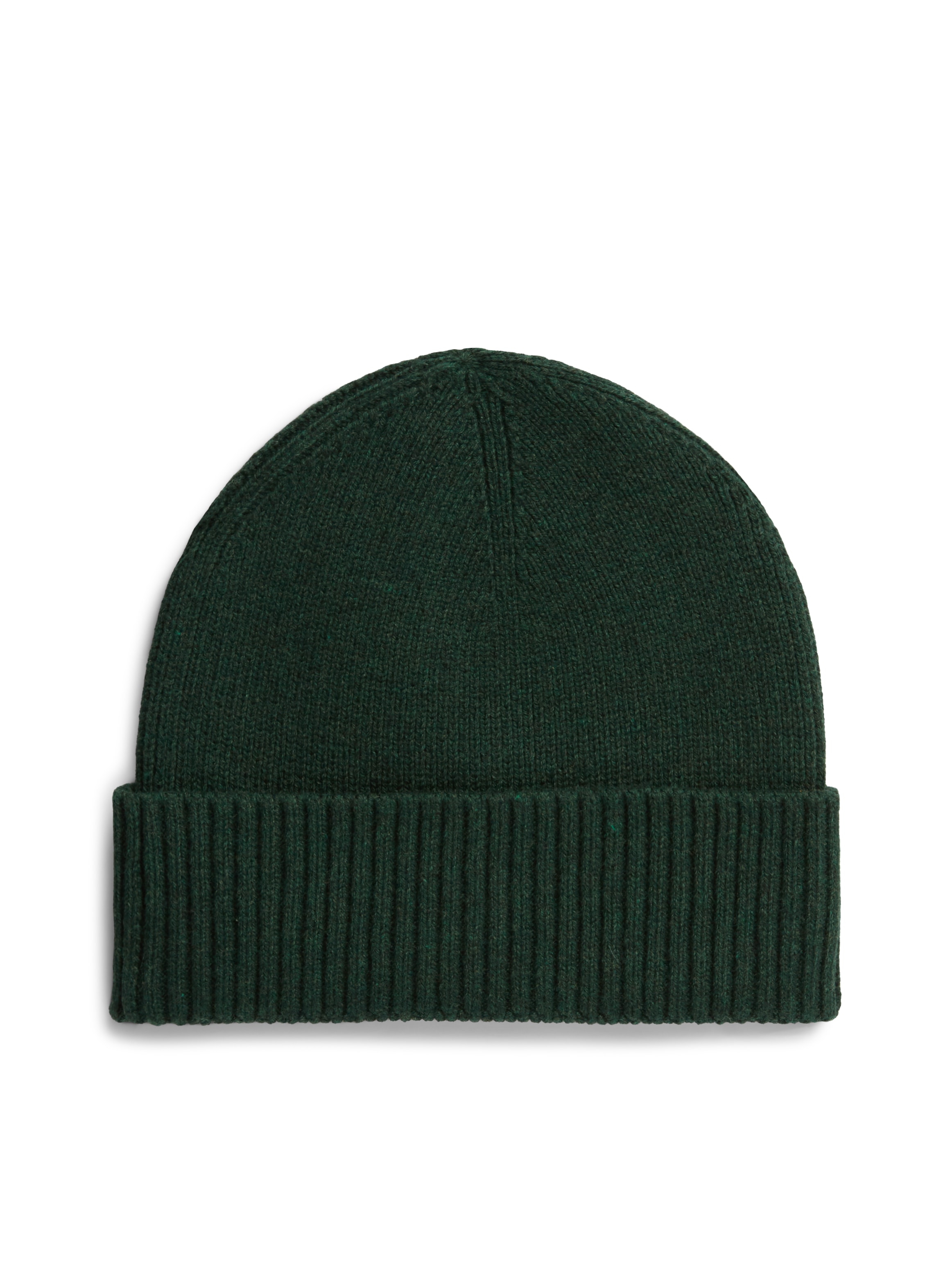 Tommy Hilfiger Strickmütze »TH FLAG PIMA COTTON BEANIE« Beanie mit Logostickerei, mit Kaschmiranteil Unisex