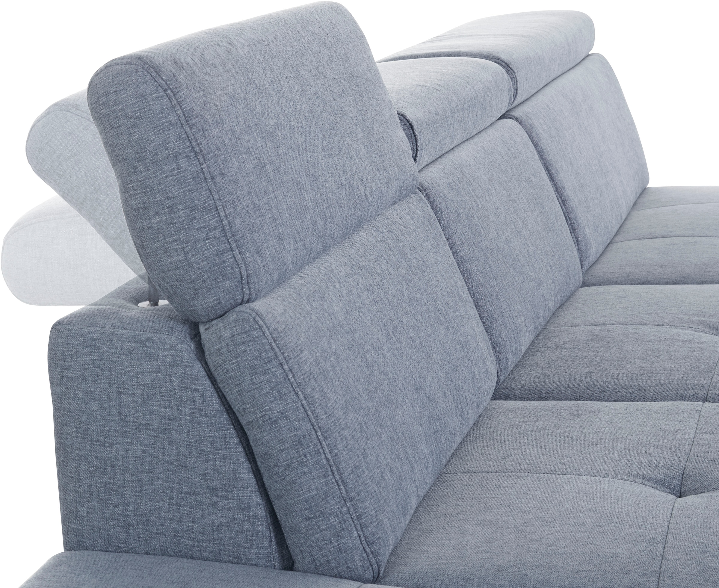INOSIGN Ecksofa »Cardiz L-Form«, inkl.Kopfteilverstellung und Federkern wahlweise mit Bettfunktion