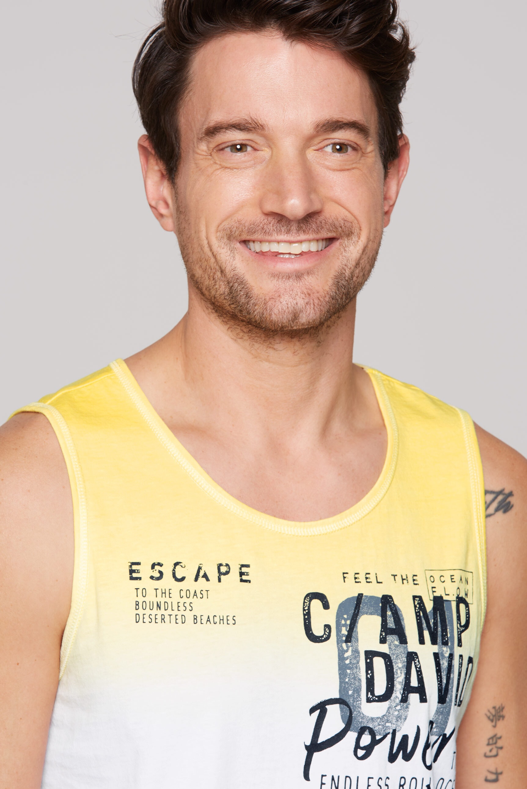 CAMP DAVID Tanktop, aus Baumwolle