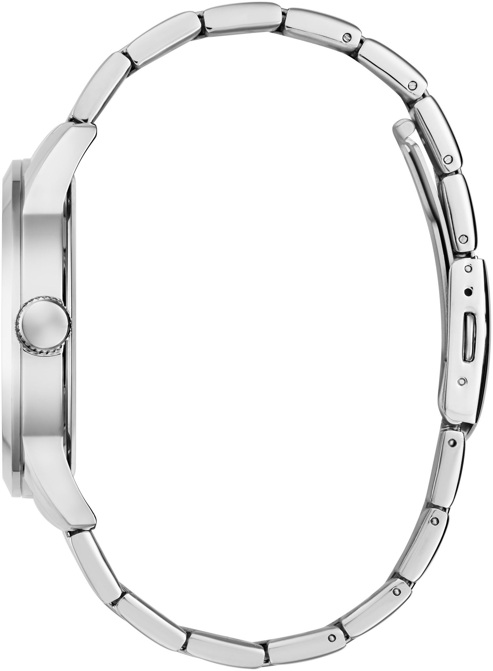 Guess Quarzuhr »COLLEGIATE G«, Armbanduhr, Herrenuhr, Edelstahlarmband