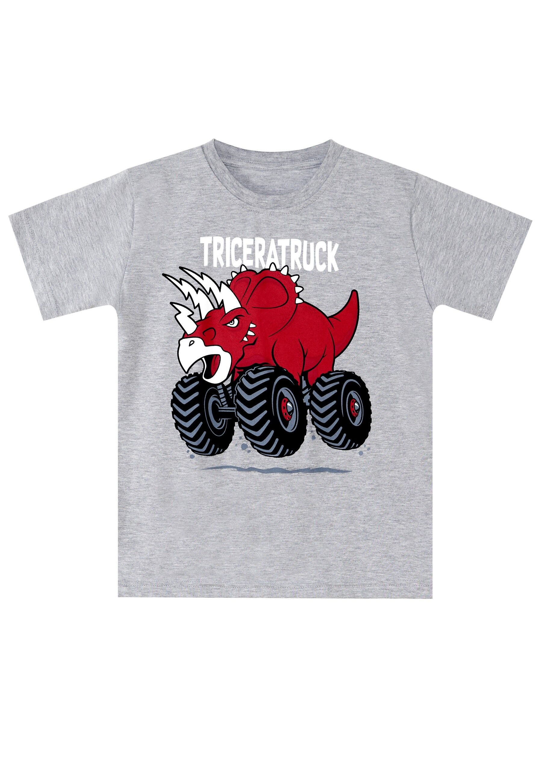 Denokids Hausanzug »Triceratruck«, (2 tlg.), mit Dino-Aufdruck