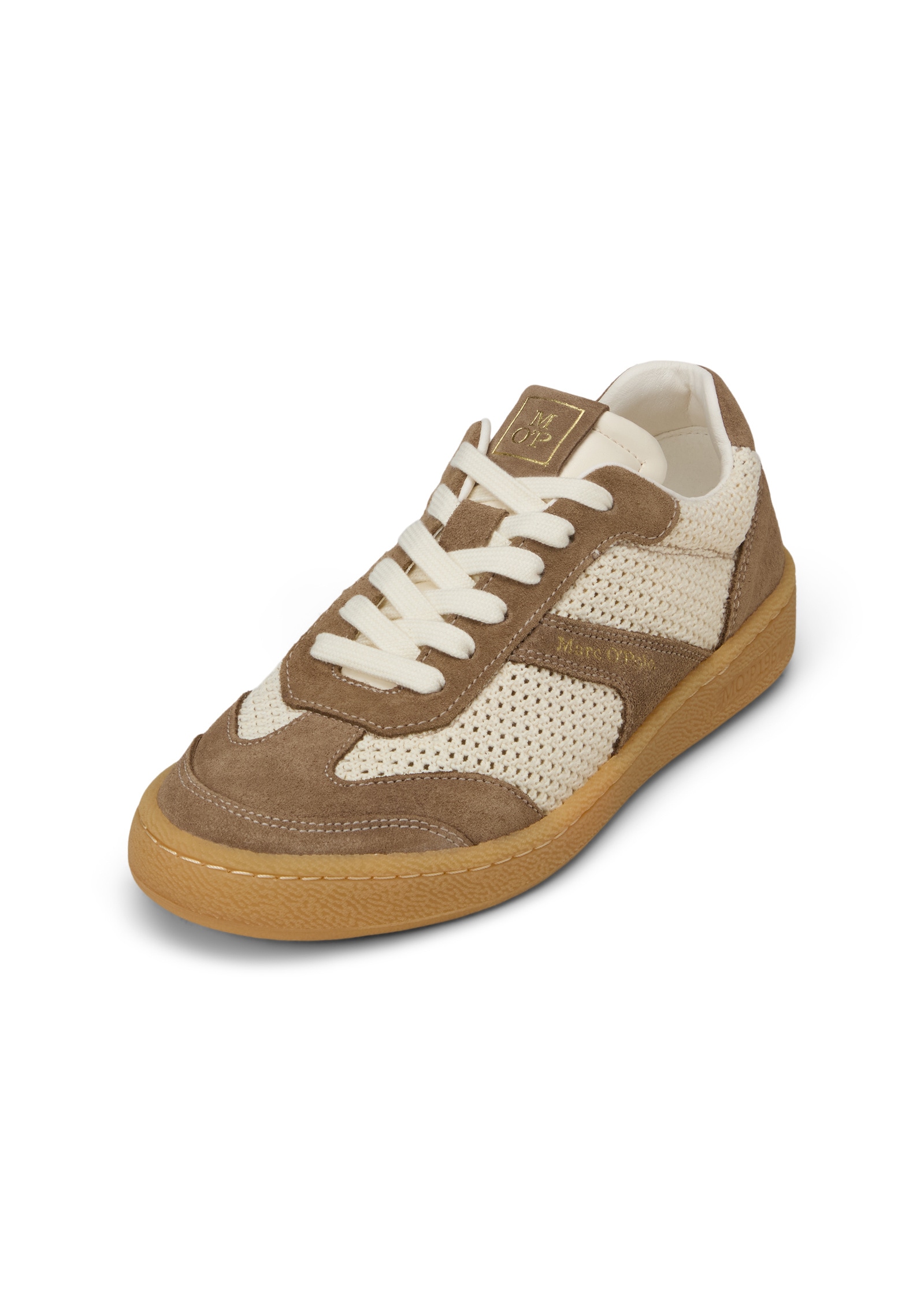 Marc O'Polo Sneaker »aus edlem Rindleder mit Häkeleinsätzen«