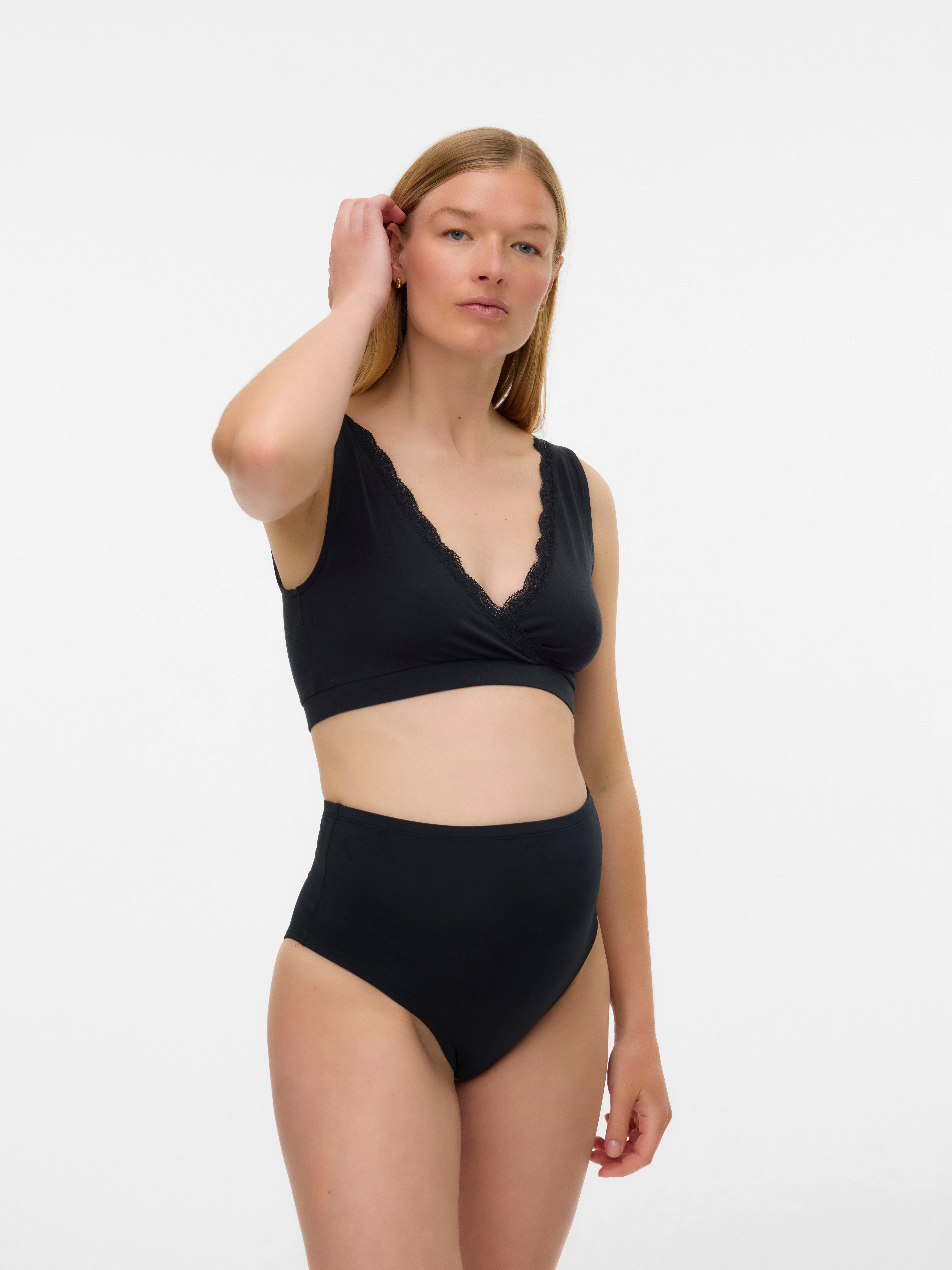 Thumbnail - Mamalicious Bustier "MLHELENA CROSSY LACE BRA 2F 2-P NOOS"