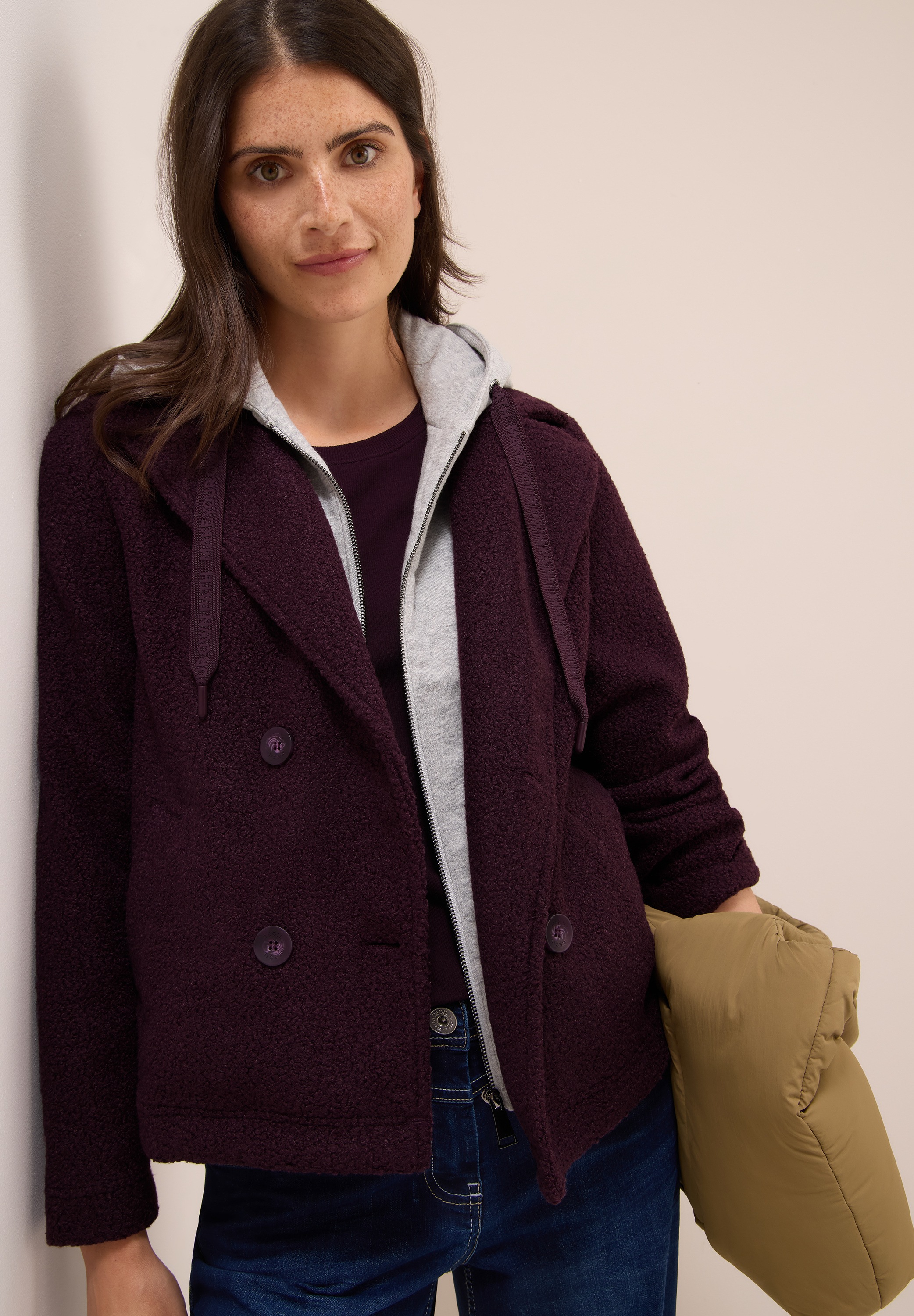 Cecil Outdoorjacke mit Kapuze mit abnehmbarer Kapuze