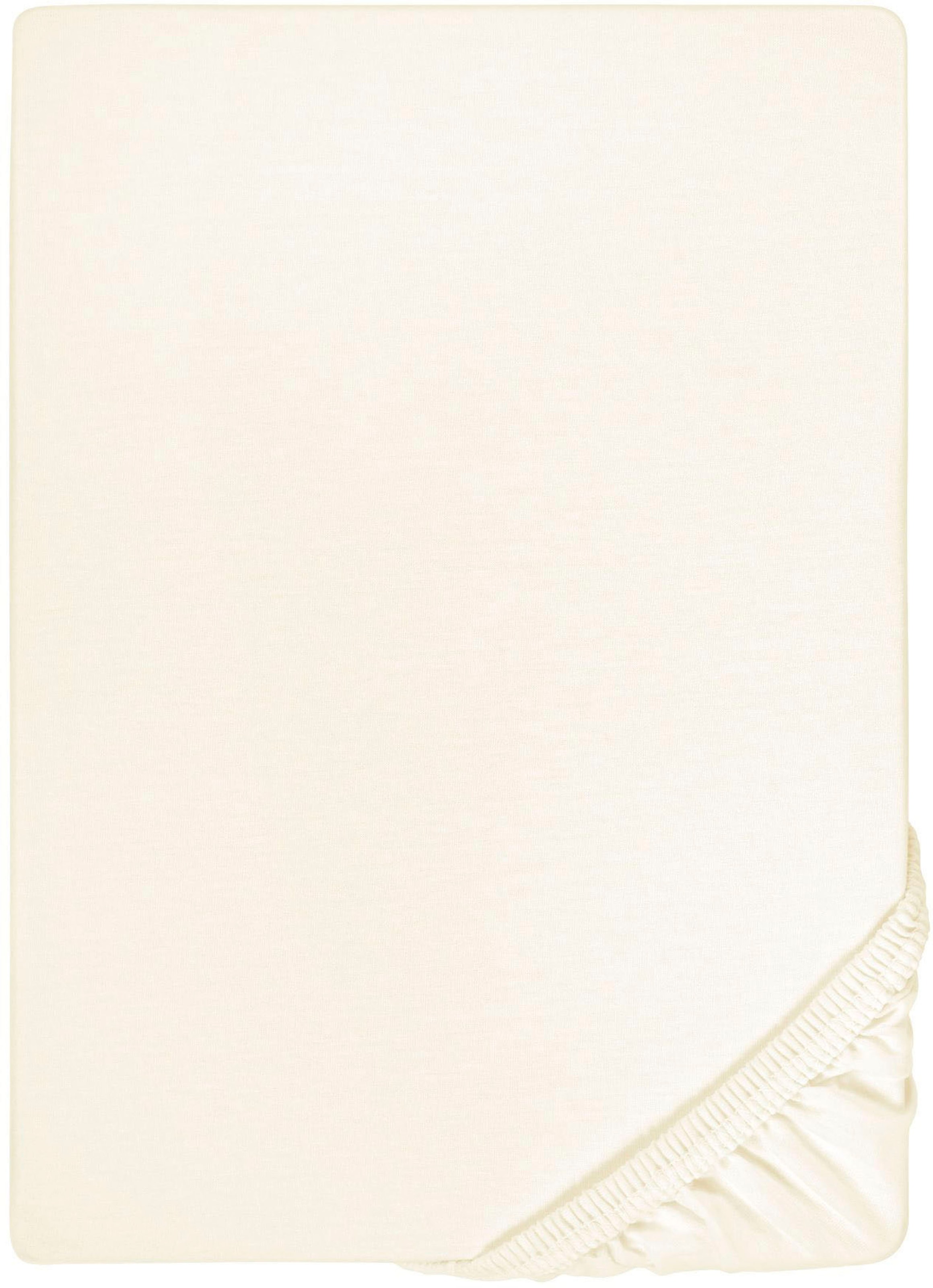 Biberna Spannbettlaken "Samy" hochwertiges Jersey-Elasthan für Topper geeig günstig online kaufen