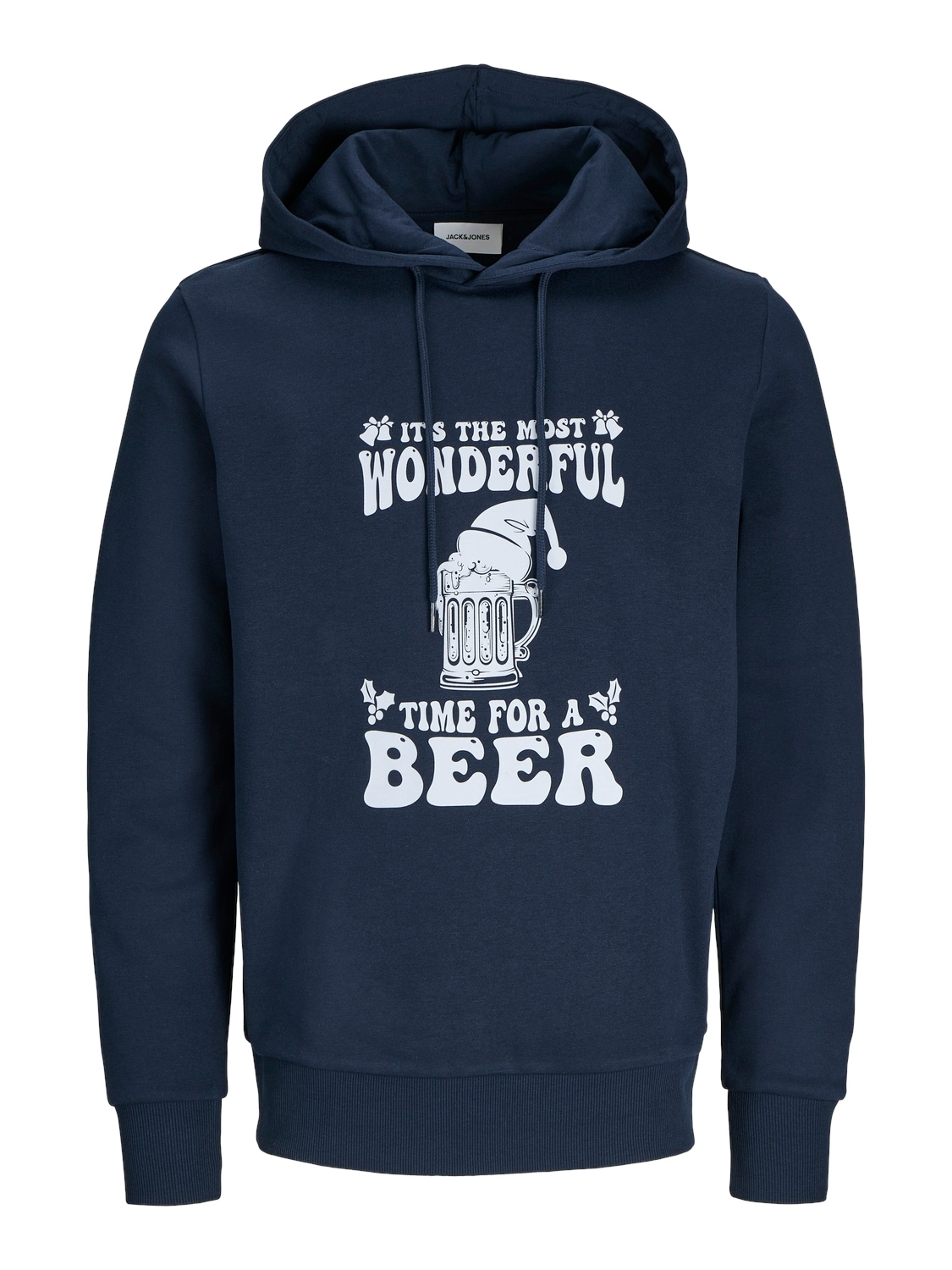 Jack & Jones Kapuzensweatshirt »JJXMAS ONE COLOR FUNNY SWEAT HOOD«