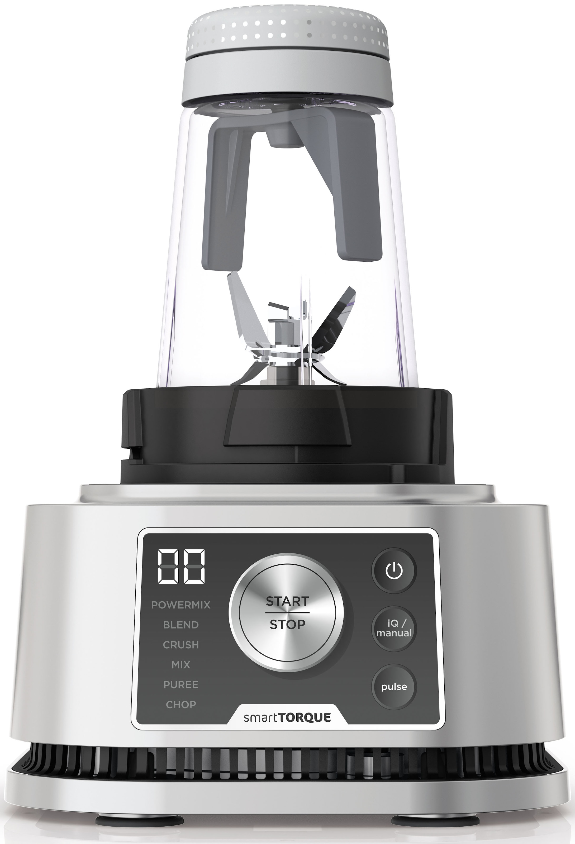 NINJA Standmixer »3-in-1 Power Nutri Mixer«, 1200 W, mit Smart Torque & Auto-iQ – CB350EU