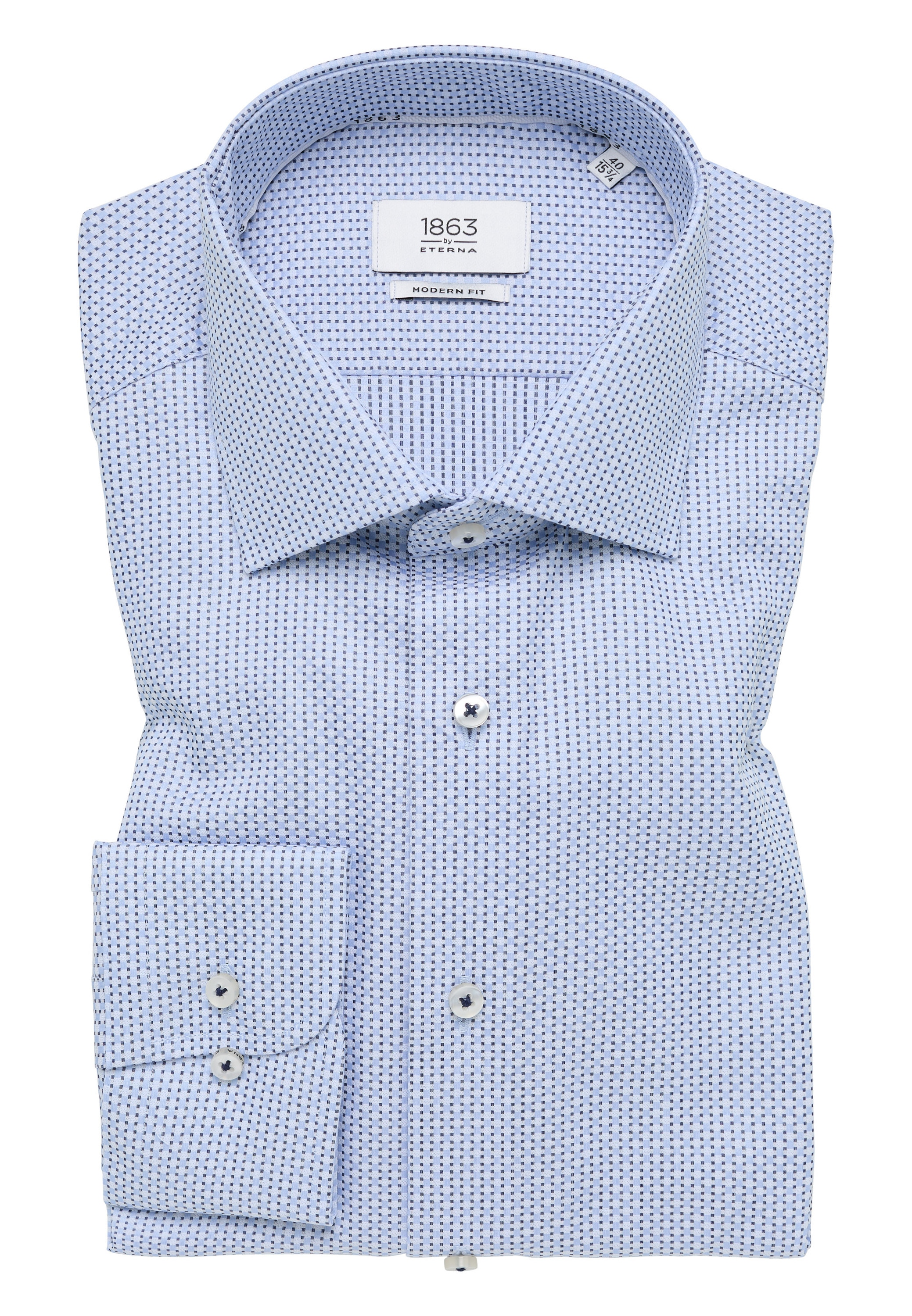 Eterna Langarmhemd »MODERN FIT« NON IRON (bügelfrei)