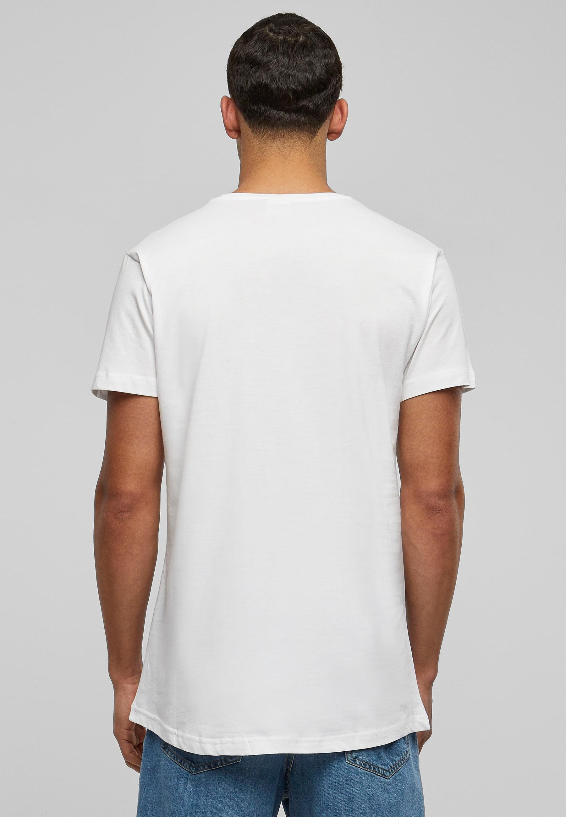 URBAN CLASSICS Kurzarmshirt »Urban Classics Herren Shaped Long Tee«, (1 tlg.)