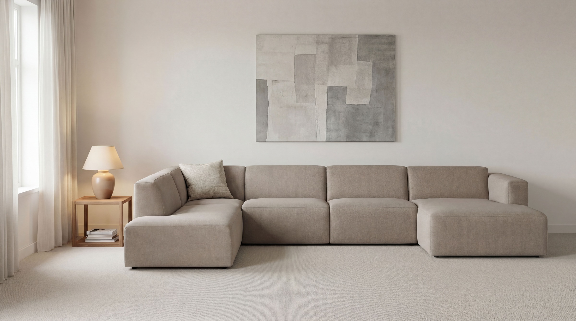 OTTO home Wohnlandschaft "Kelani" mit dekorativer Knopfsteppung an den Arml günstig online kaufen