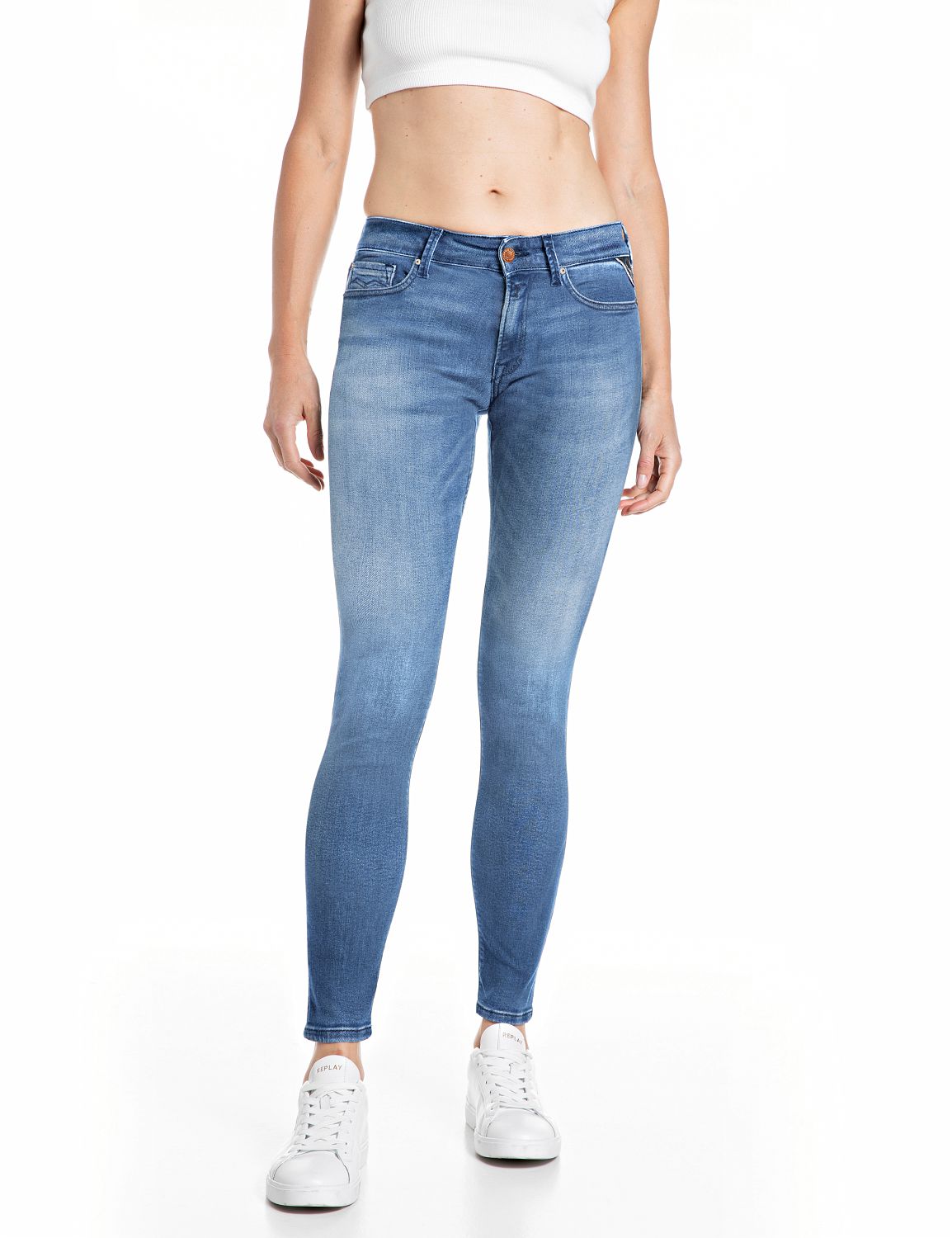Replay 5-Pocket-Jeans "NEW LUZ Skinny Fit" in Ankle-Länge