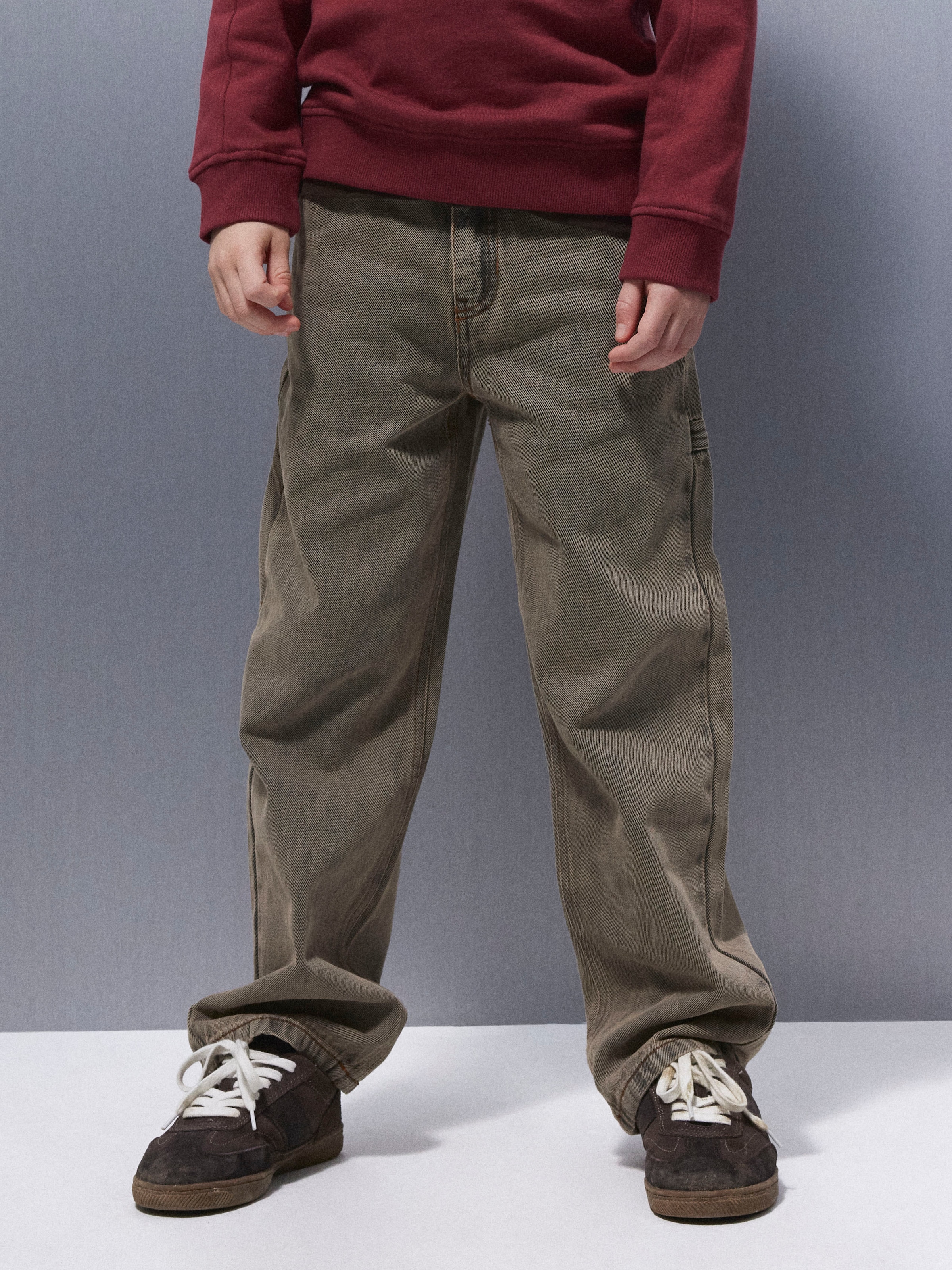 Name It 5-Pocket-Jeans "NKMRYAN für Jungen mit geradem Bein und 5-Pocket-Style" unifarben, casual, straight fit, Baumwolle, Denim