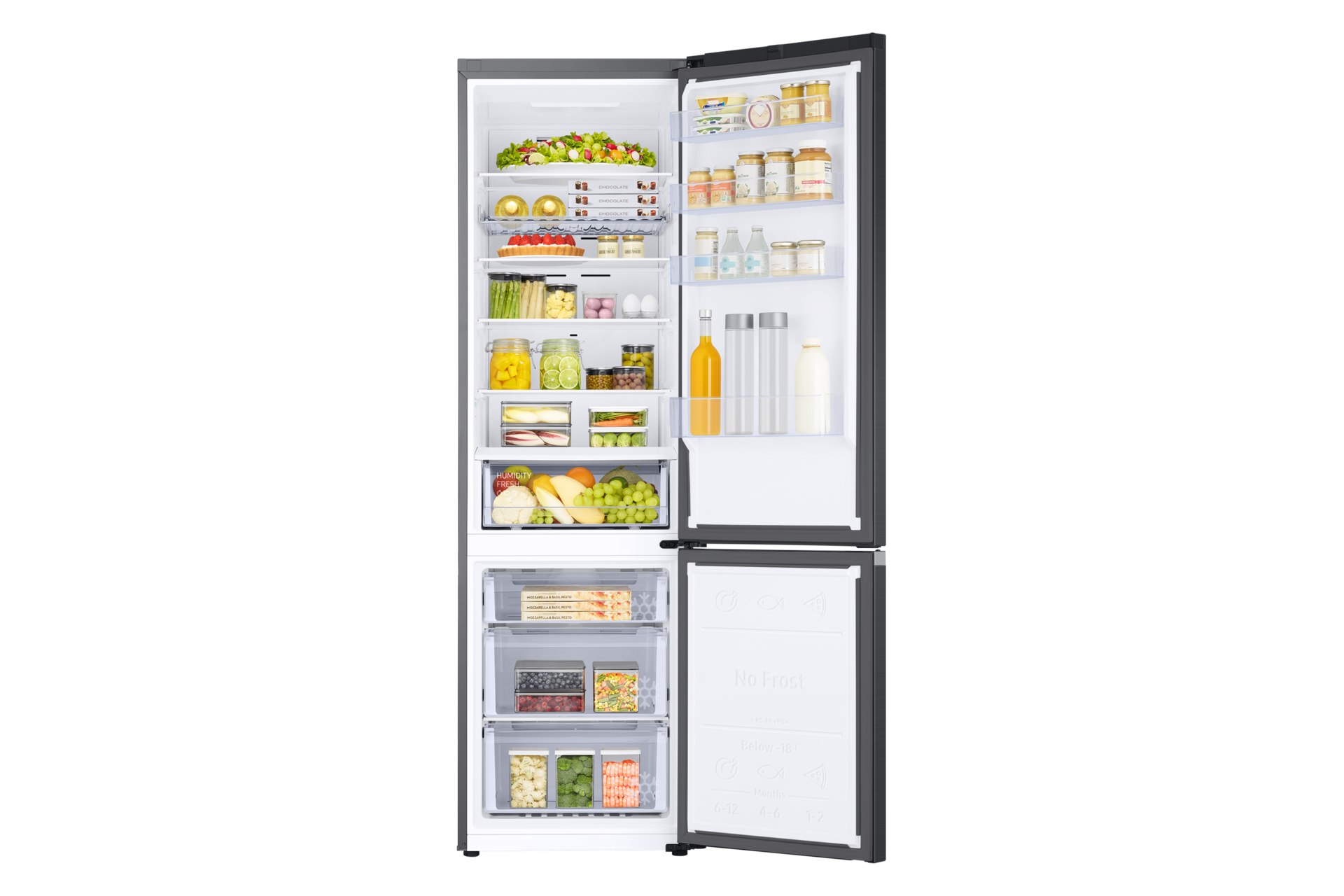 Samsung Kühl-/Gefrierkombination "RL38C602CB1" 203 cm hoch 59,5 cm breit günstig online kaufen