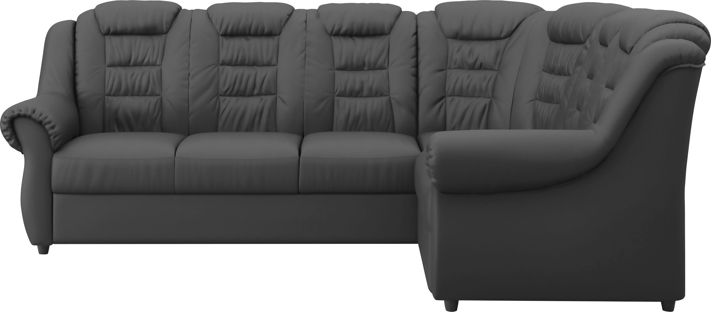 OTTO home Ecksofa "Boston L-Form" mit hoher Rückenlehne, wahlweise mit Schlaffunktion & Stauraum