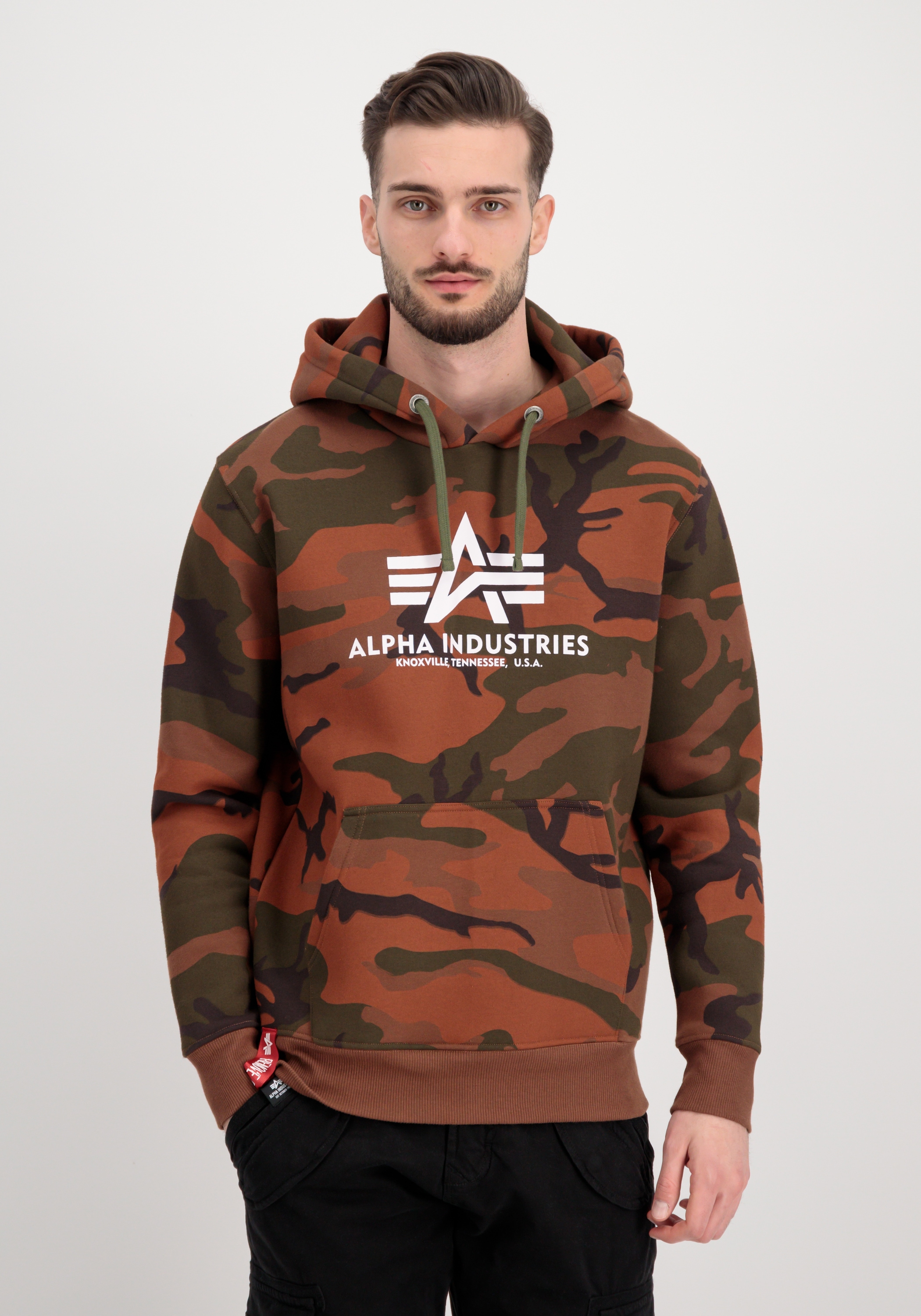 Alpha Industries Hoodie "Alpha Industries Men - Hoodies Basic Hoodie Camo" günstig online kaufen